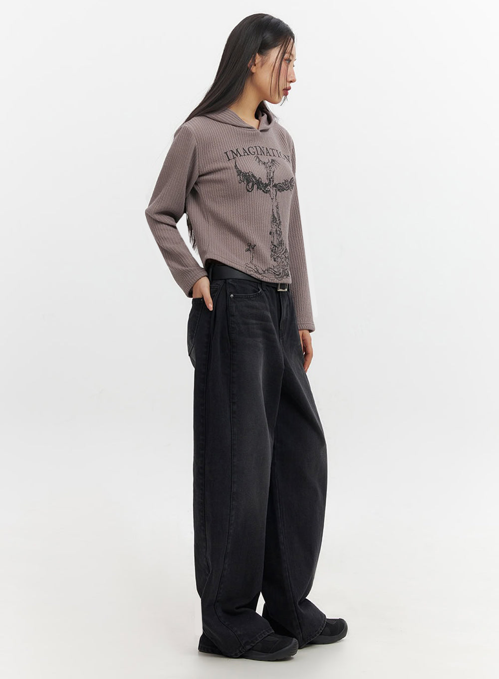 Ashly Wide-Leg Jeans IF511