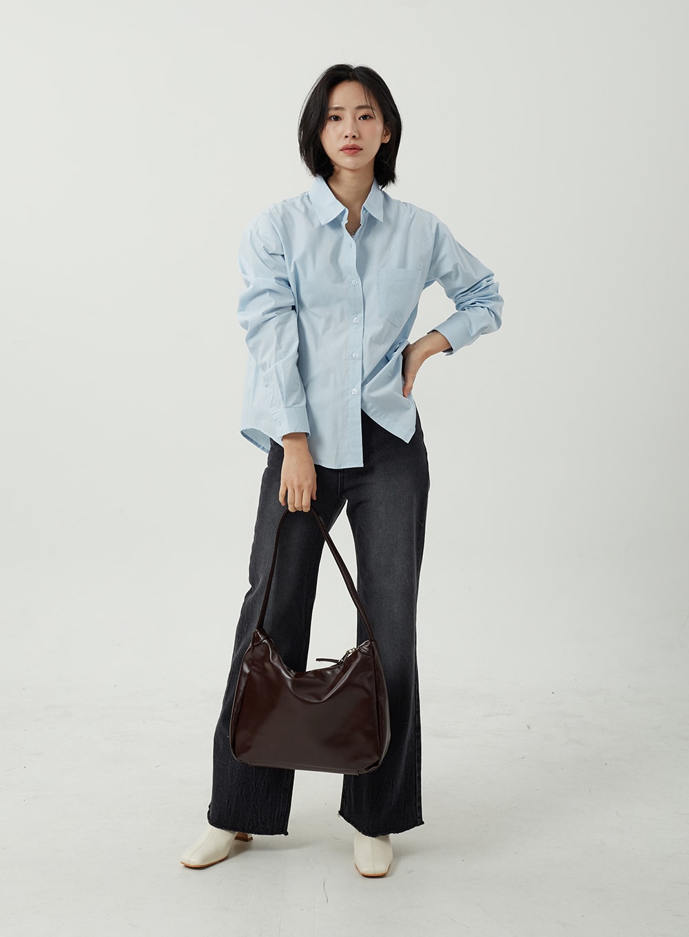 Oversized Basic Shirt OJ311