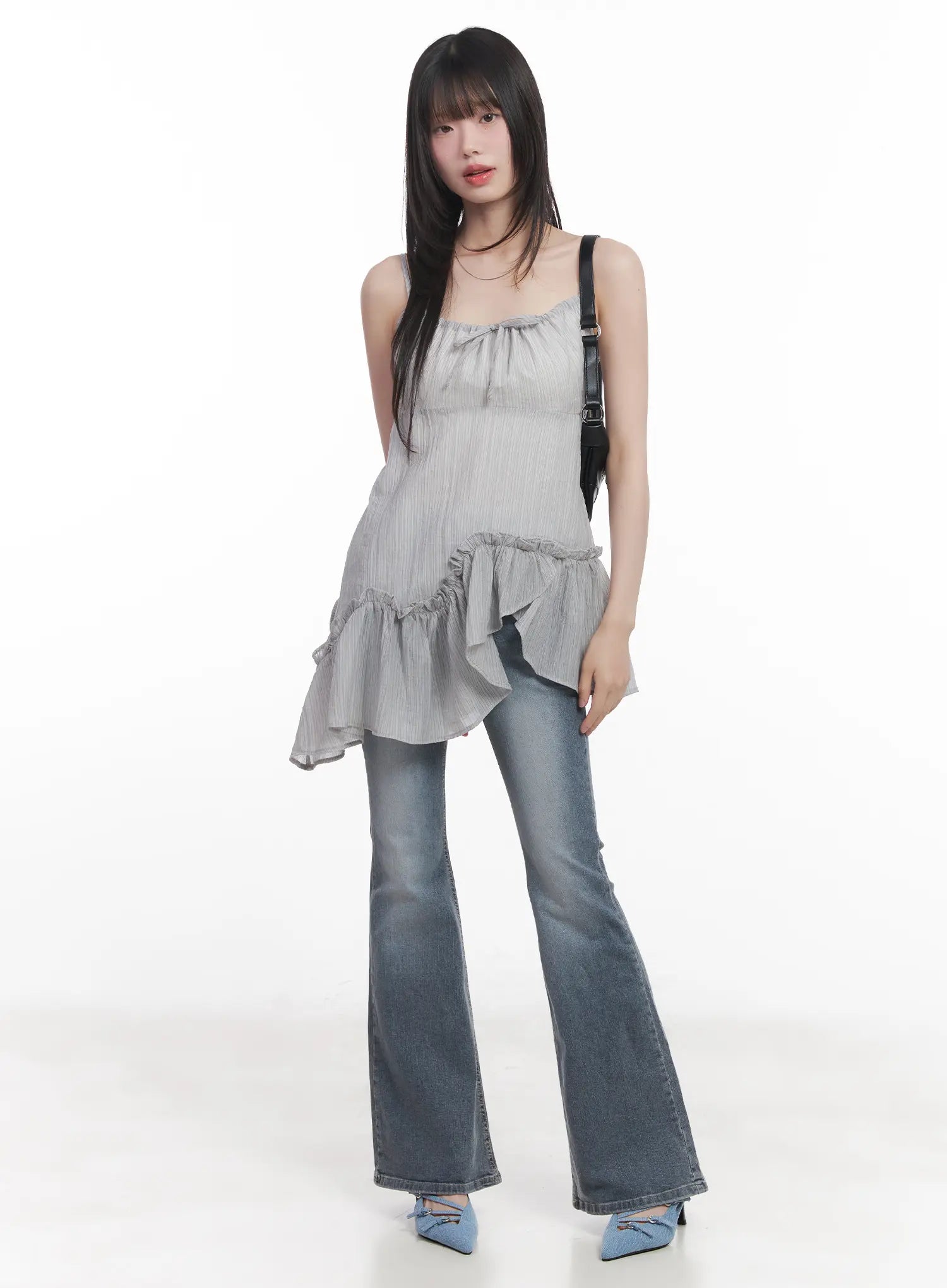 Asymmetric Cami Mini Dress CU520