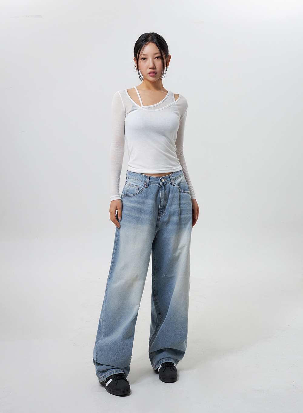Low Rise Baggy Jeans CY324