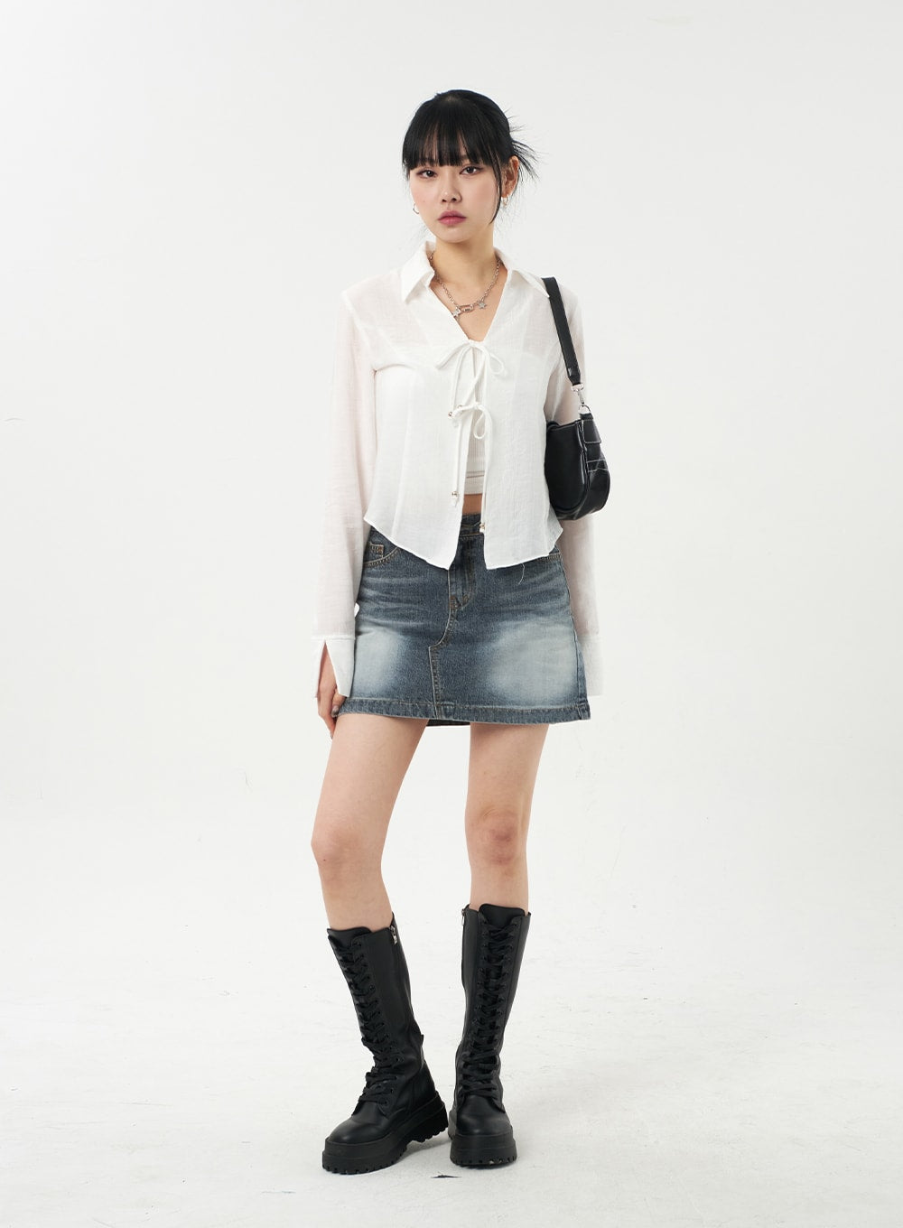 Double Ribbon Blouse CA327