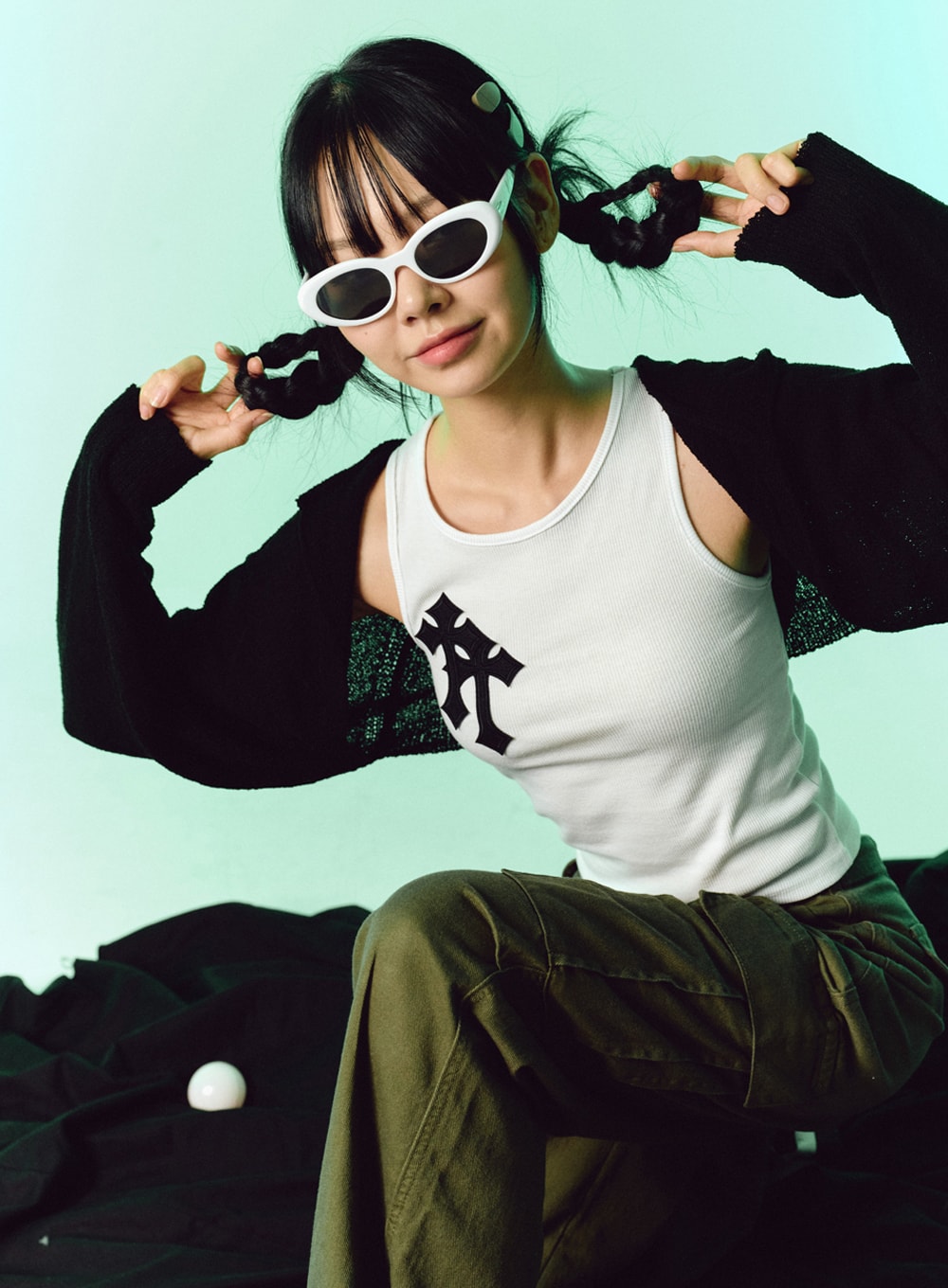 Cross Graphic Tank Top IL328