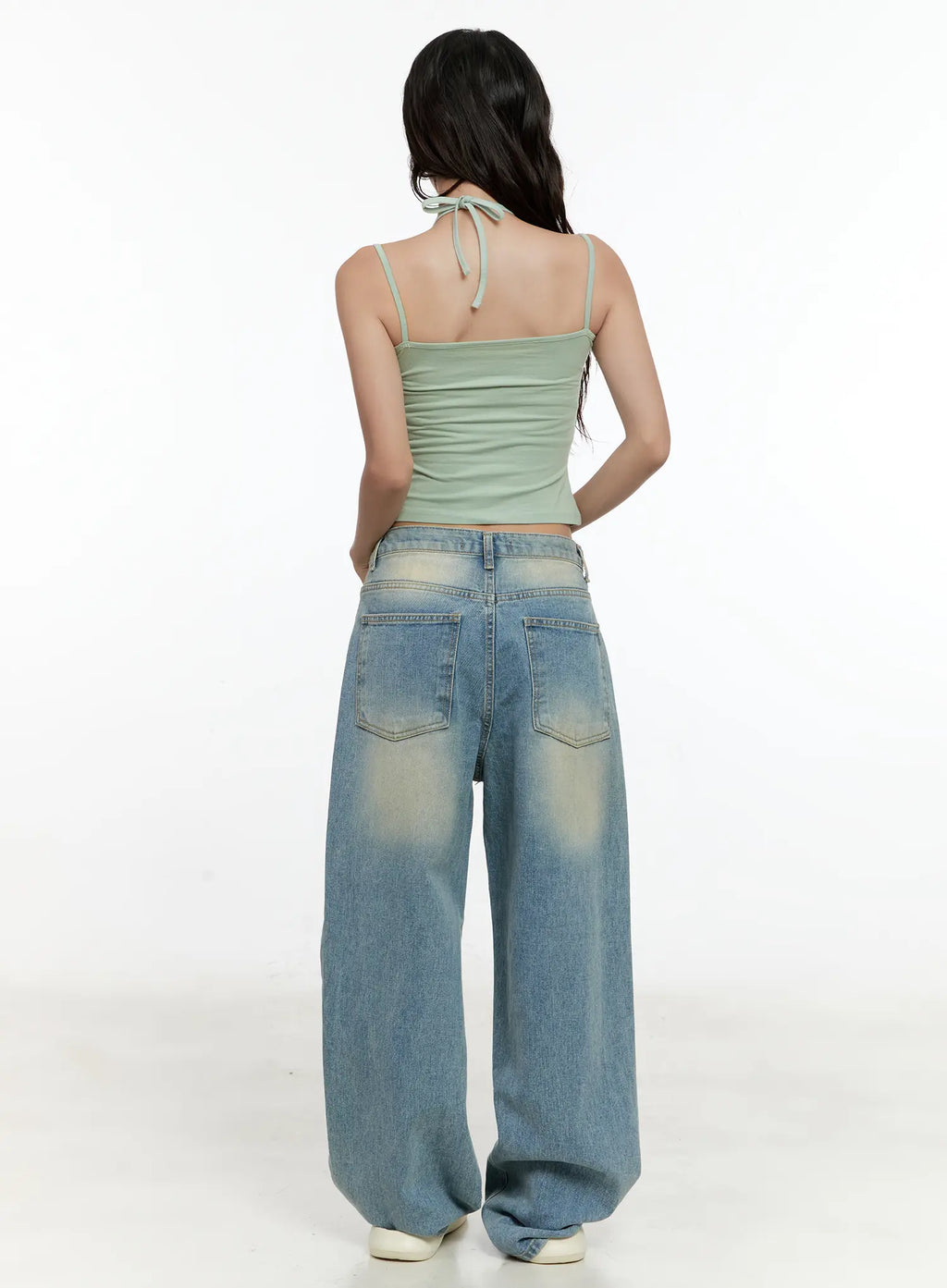 Naeun Distressed Baggy Jeans CL531