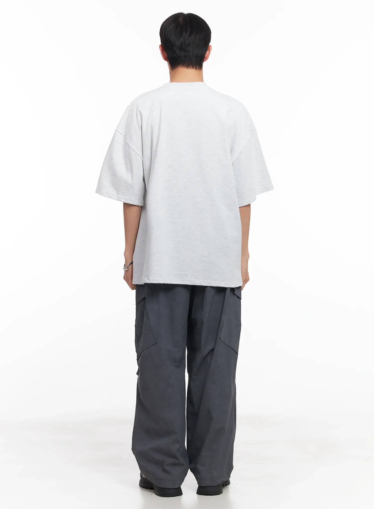 Men's Wide-Leg Cargo Pants IU519
