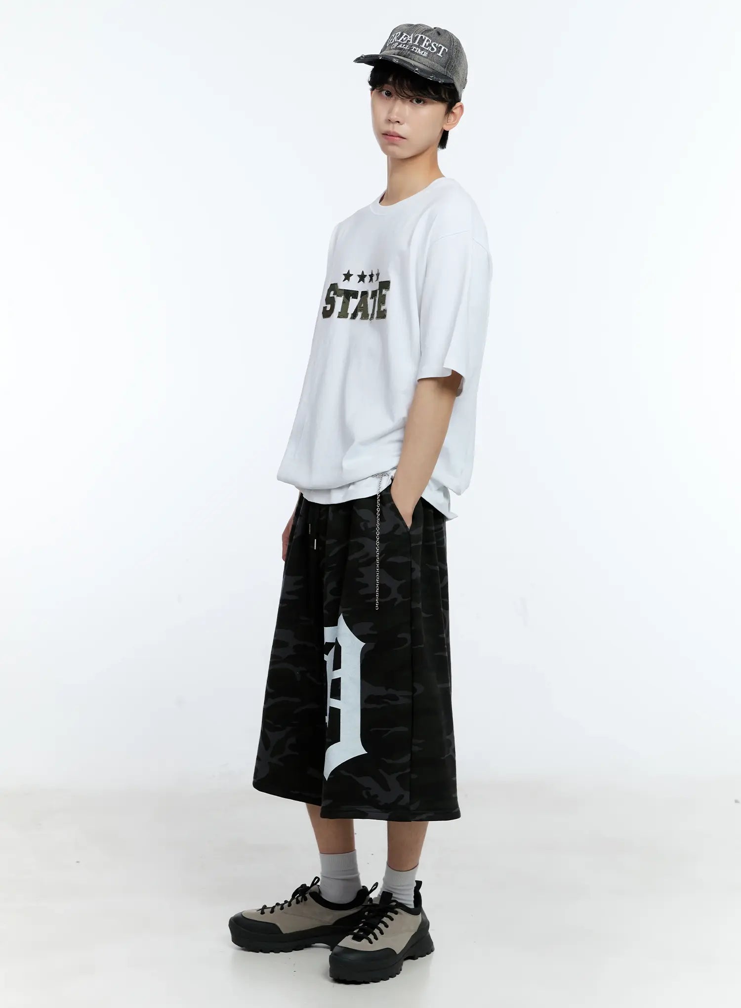 Men's Camo Graphic T-Shirt IL529