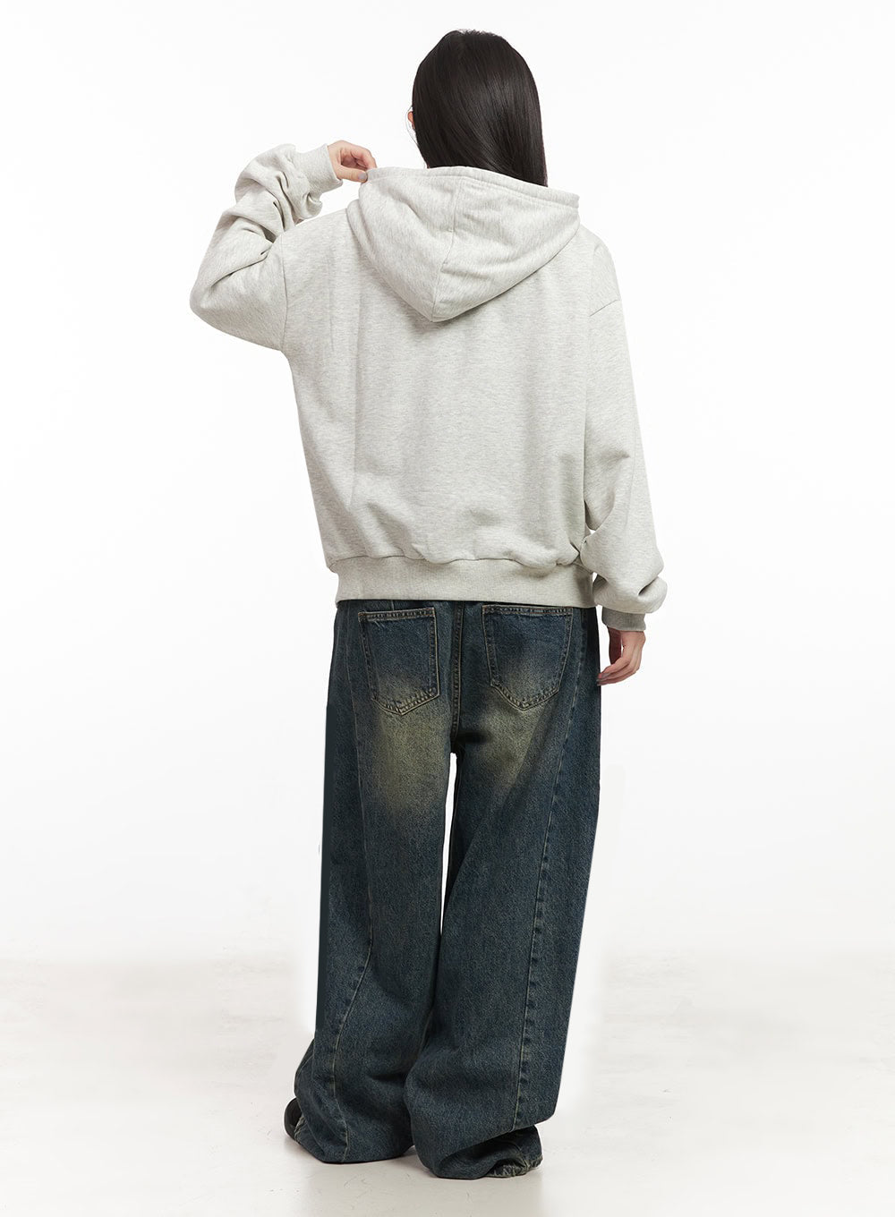 Graphic Zip-Up Hooded Jacket IM524