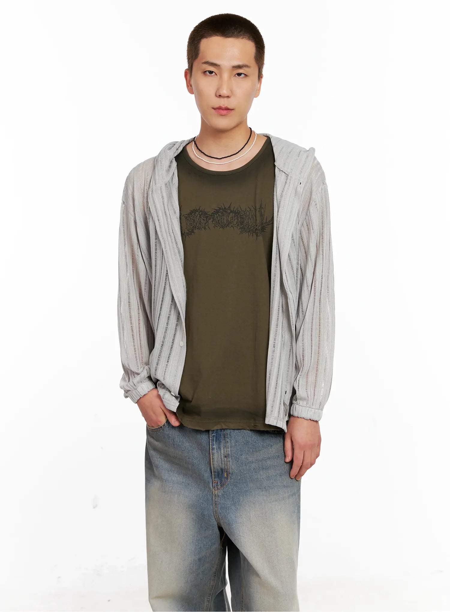 Men's Ribbed Knit Sweater IG511