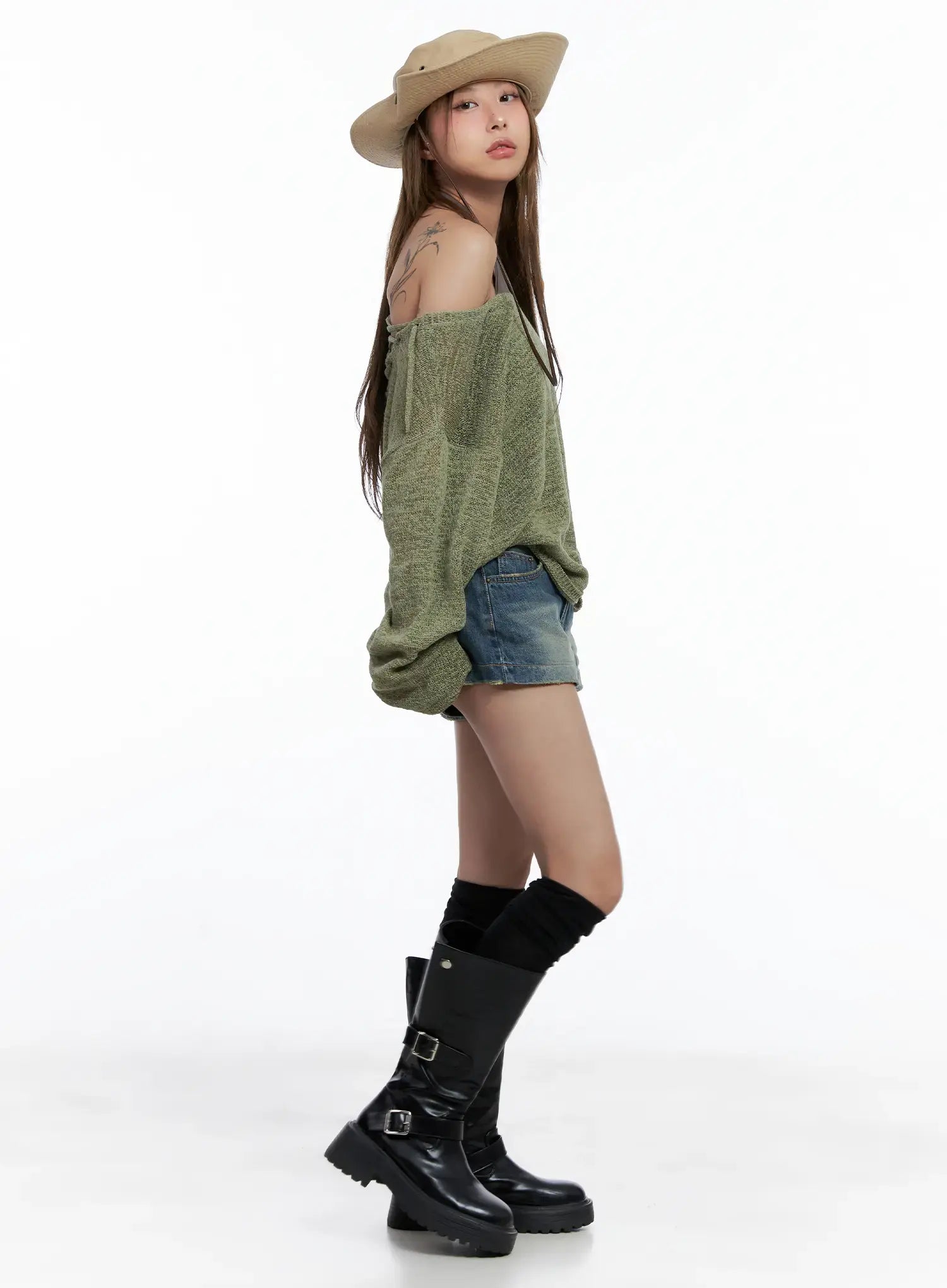 Loose-Fit String Summer Knit CL511