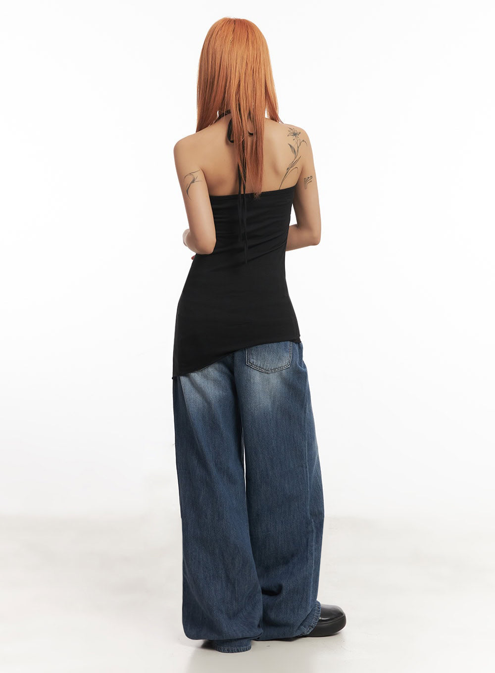 Sable Baggy Bootcut Jeans IA517