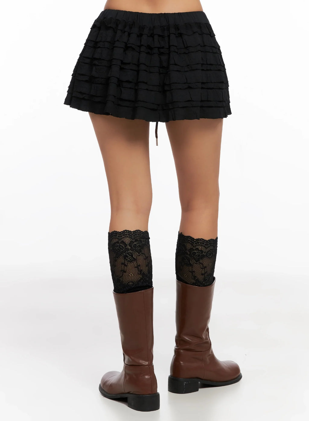 Layered Ruffle Mini Skirt IG528