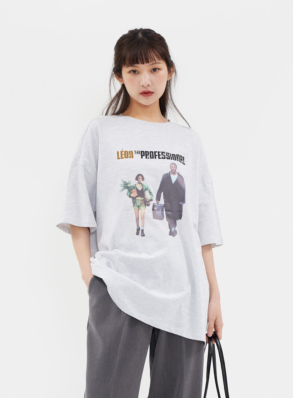 Relaxed Fit Short Sleeve T Shirt with Graphic Print C7102