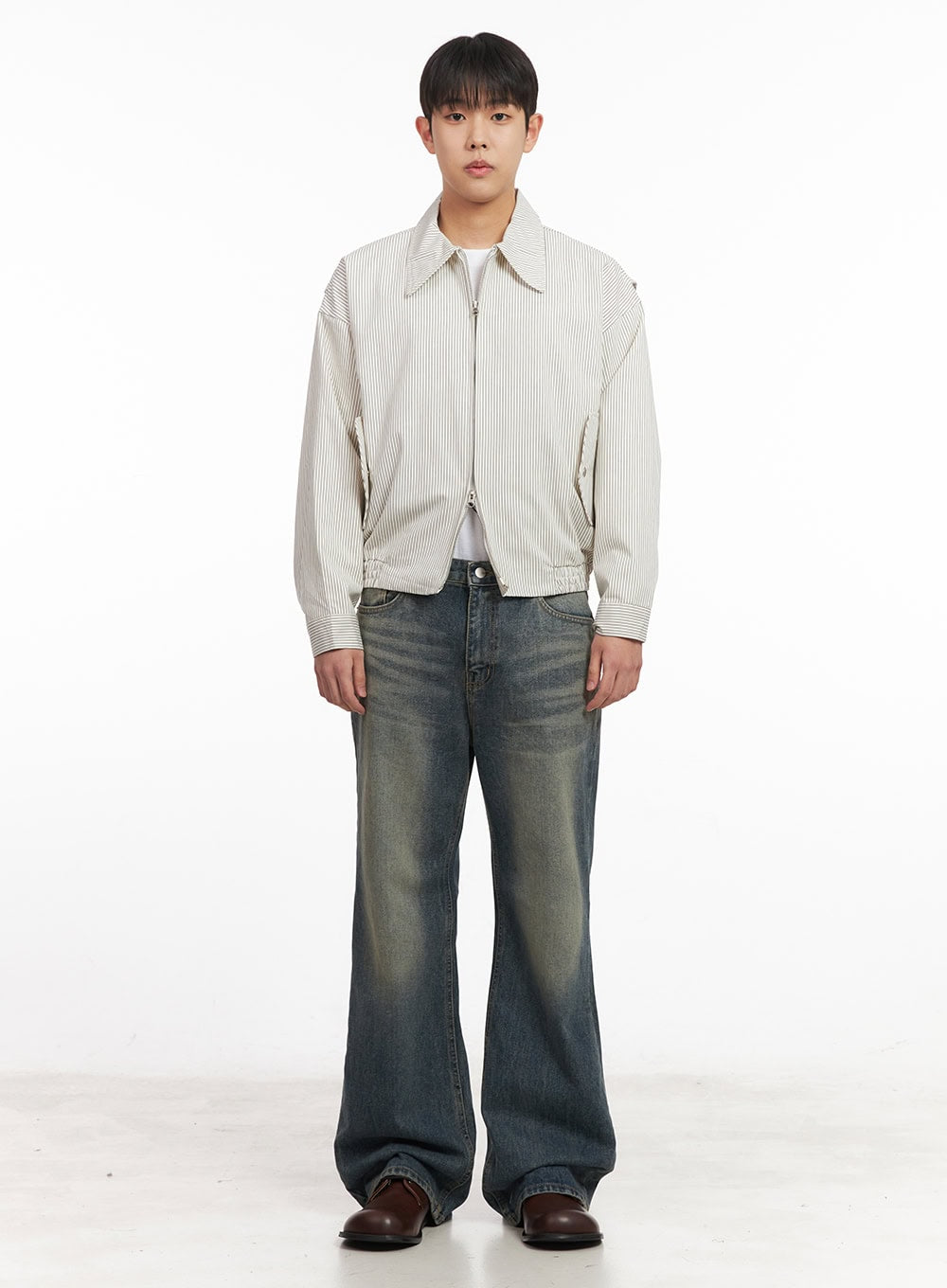 Men's Washed Flared Jeans IM517