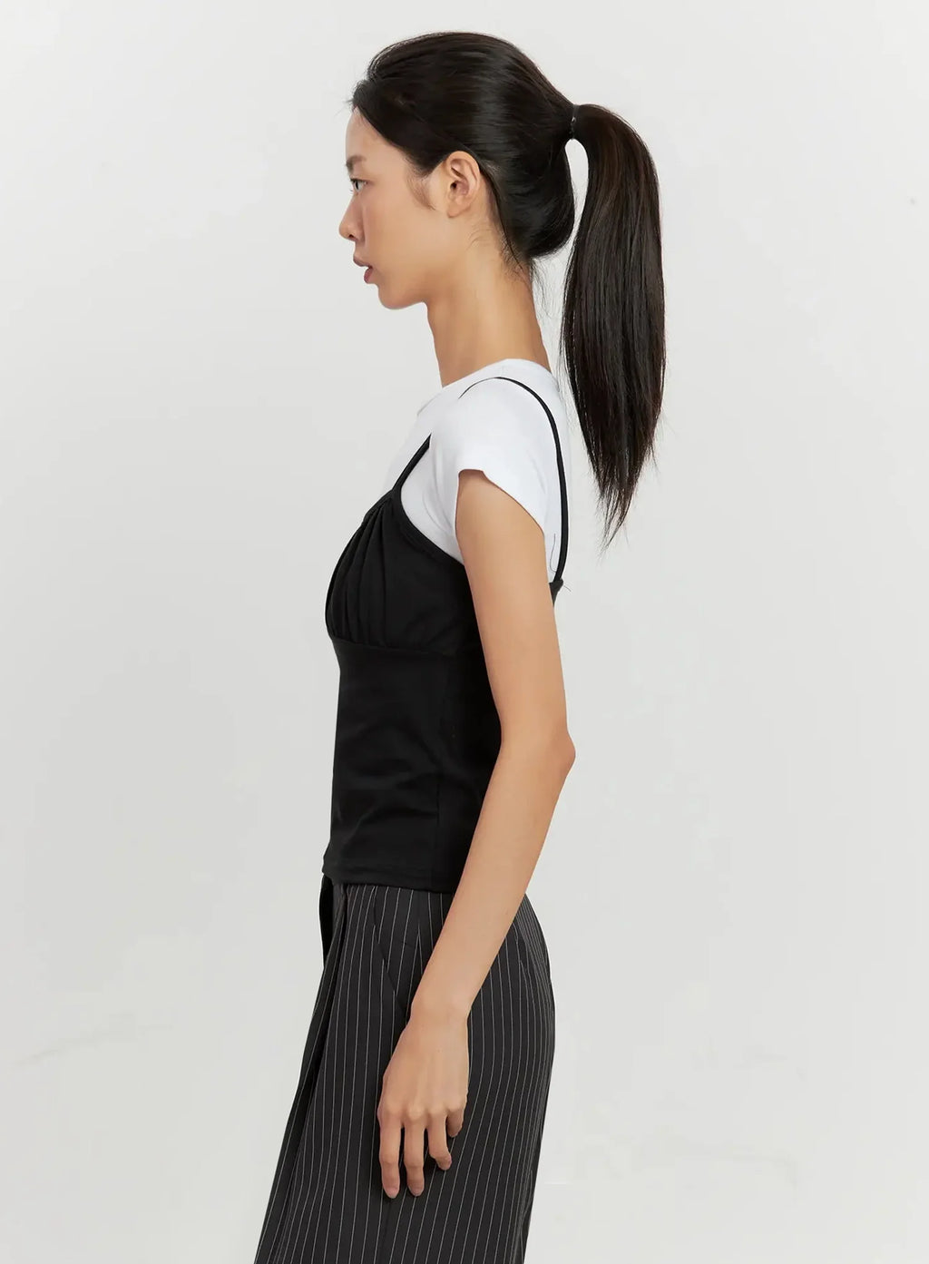 Classic Shirred Cami Top IL528