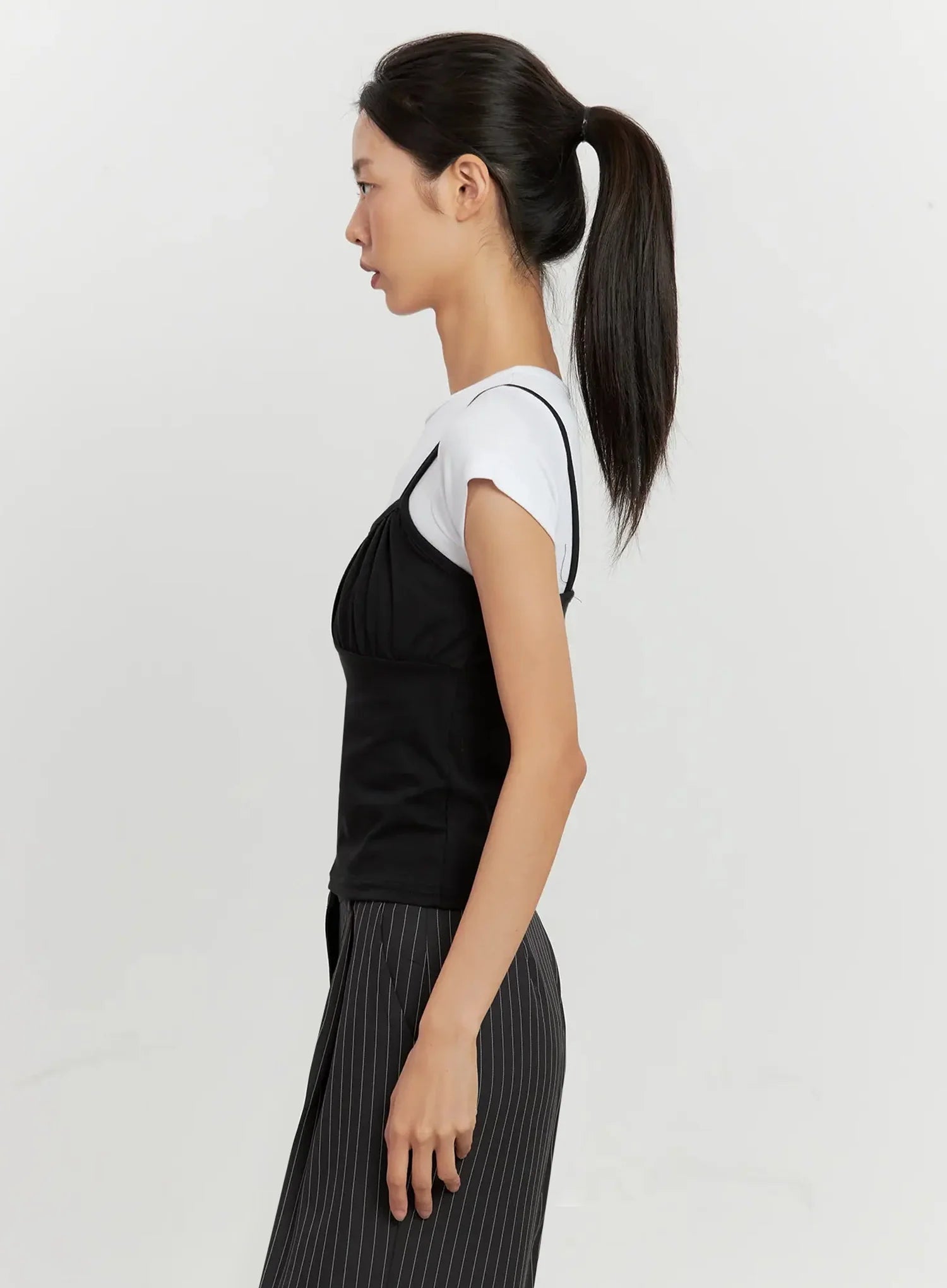 Classic Shirred Cami Top IL528