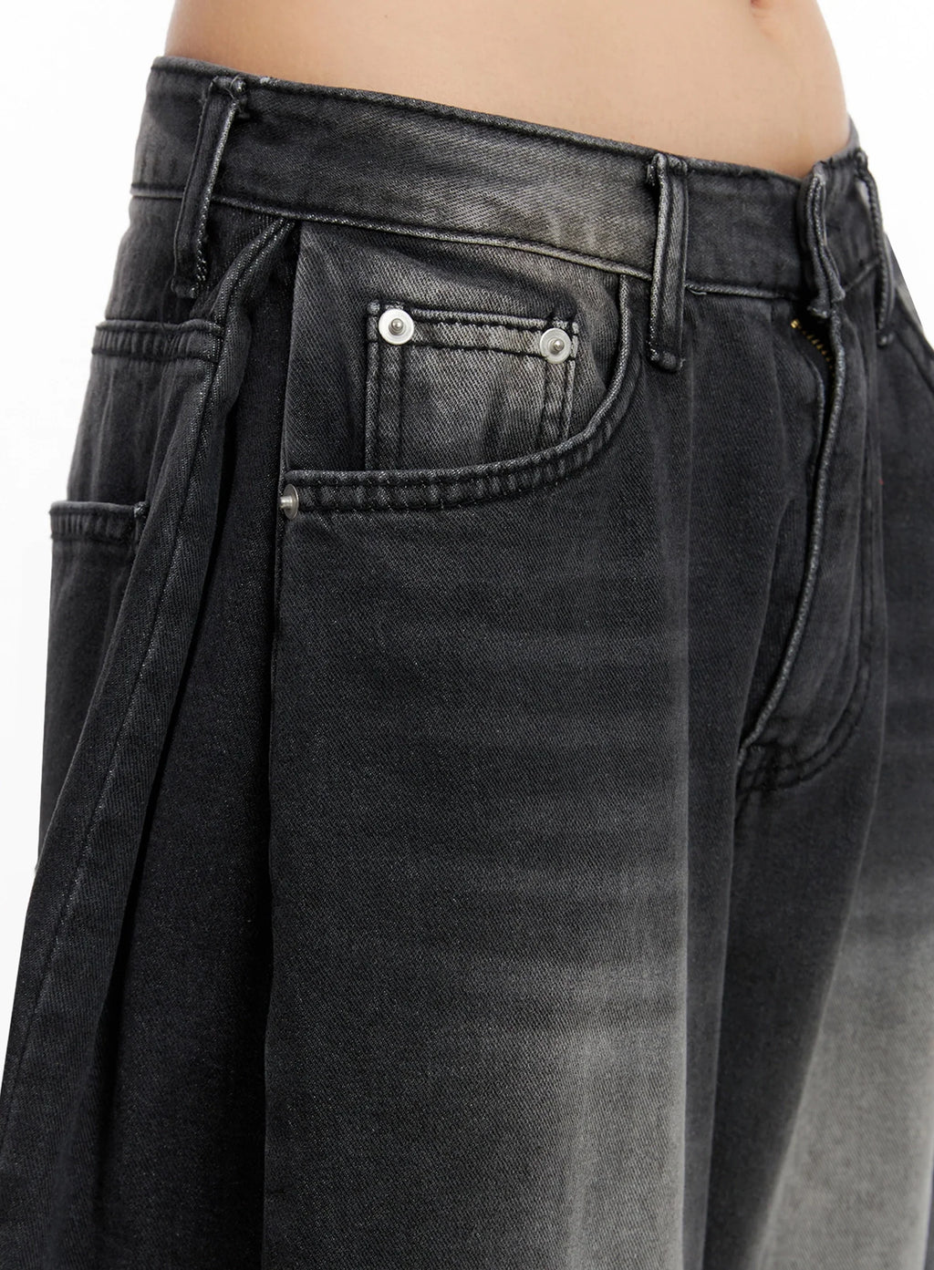 Ayra Dark Washed Baggy Jeans IS508