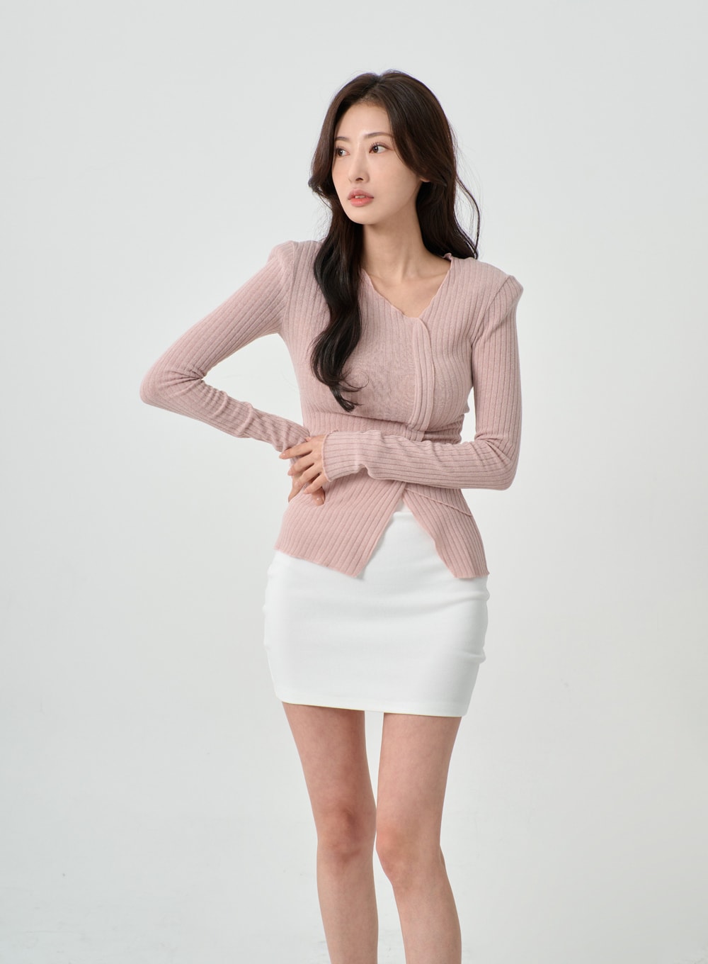 Simple Pencil Mini Skirt IO27