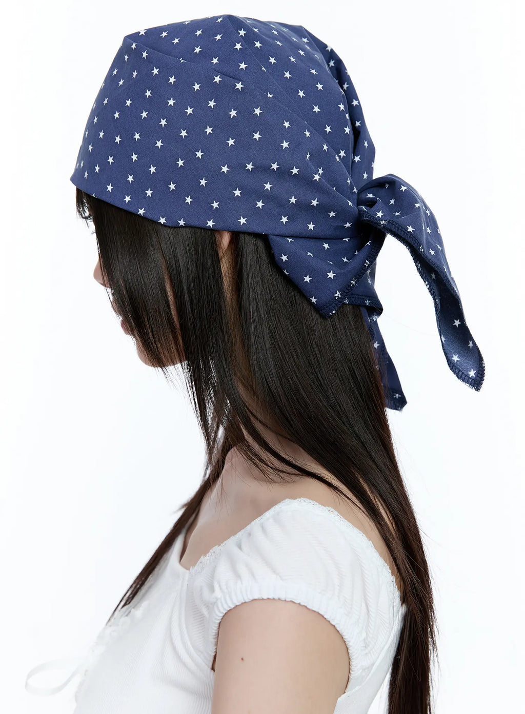 Star Print Head Scarf CG507