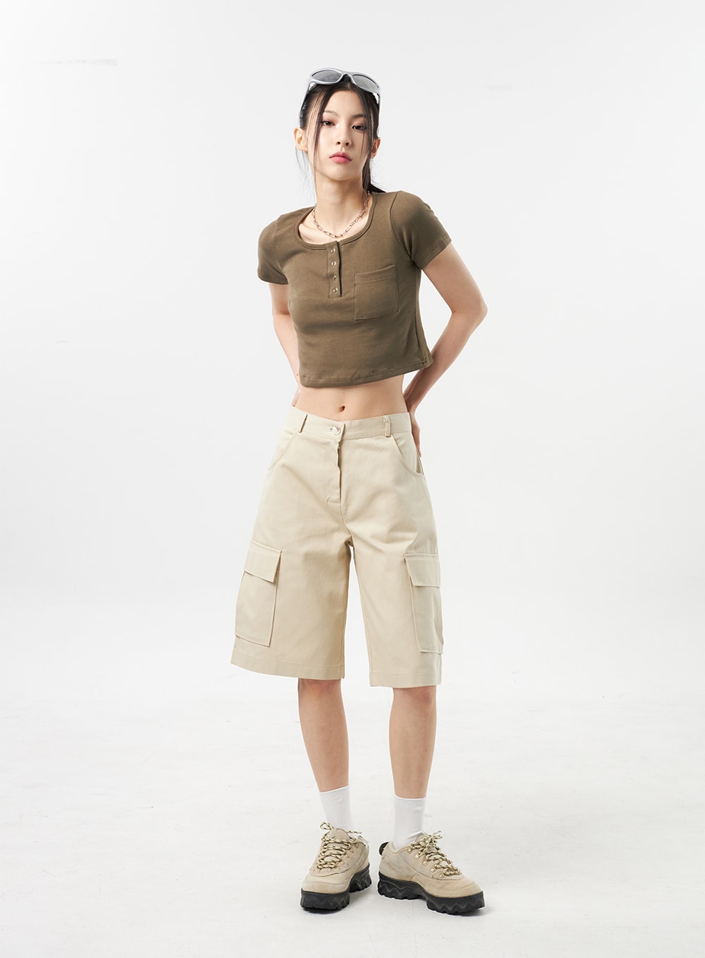 Snap Button Tee CU312