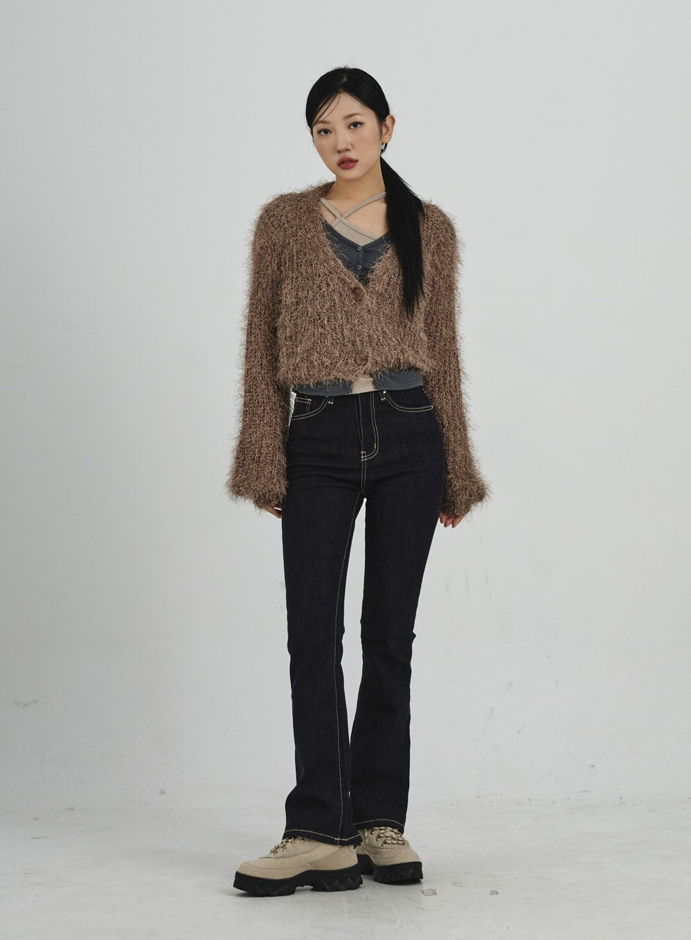 Bootcut Denim Pants CD02