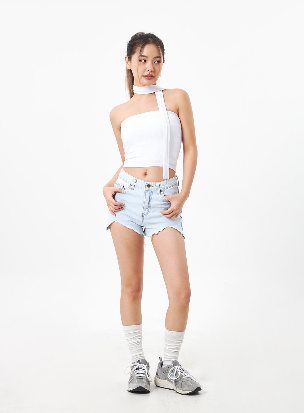 Tube Top With Scarf CA305