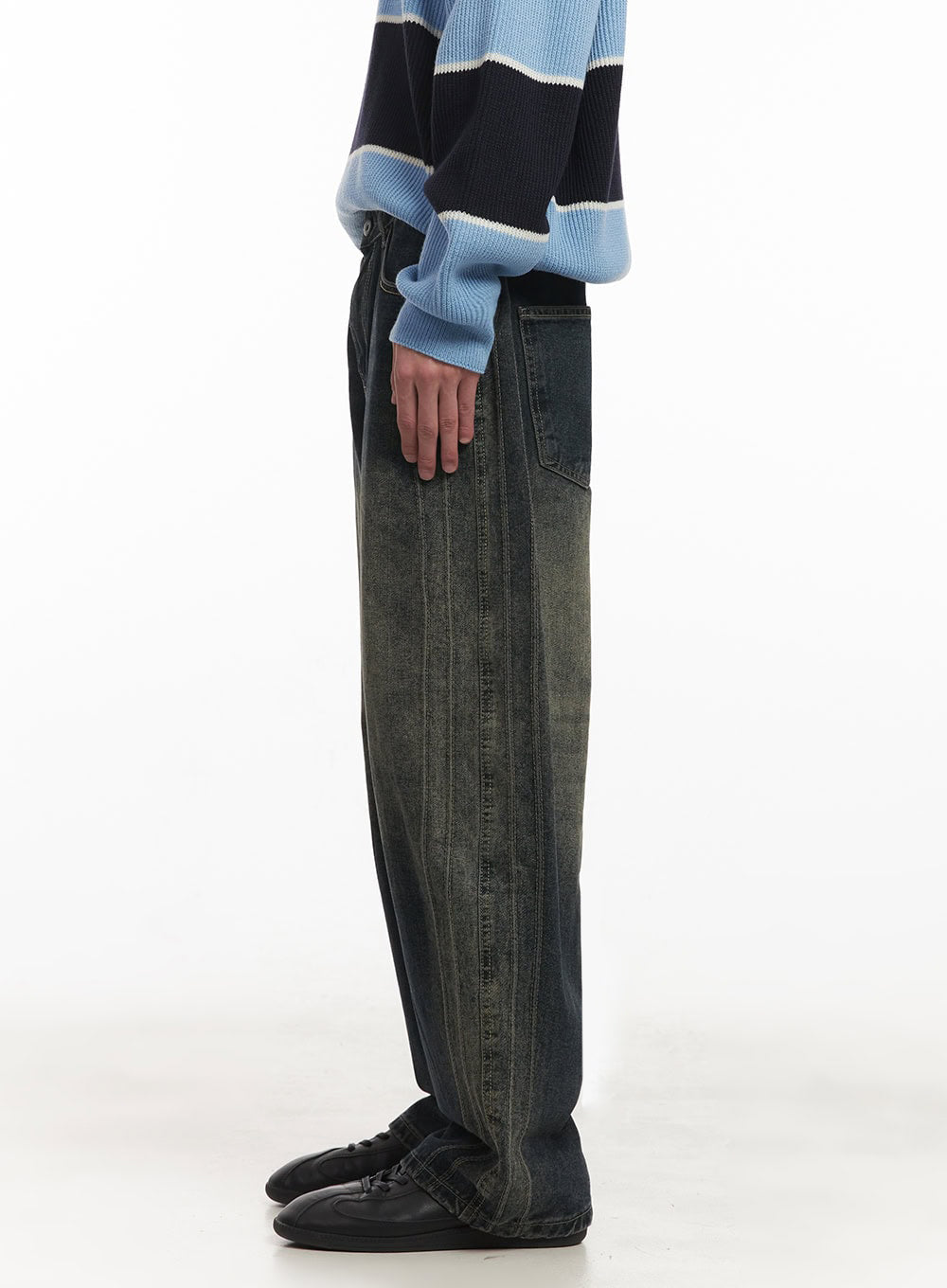 Men's Vintage Straight-Leg Jeans IA510