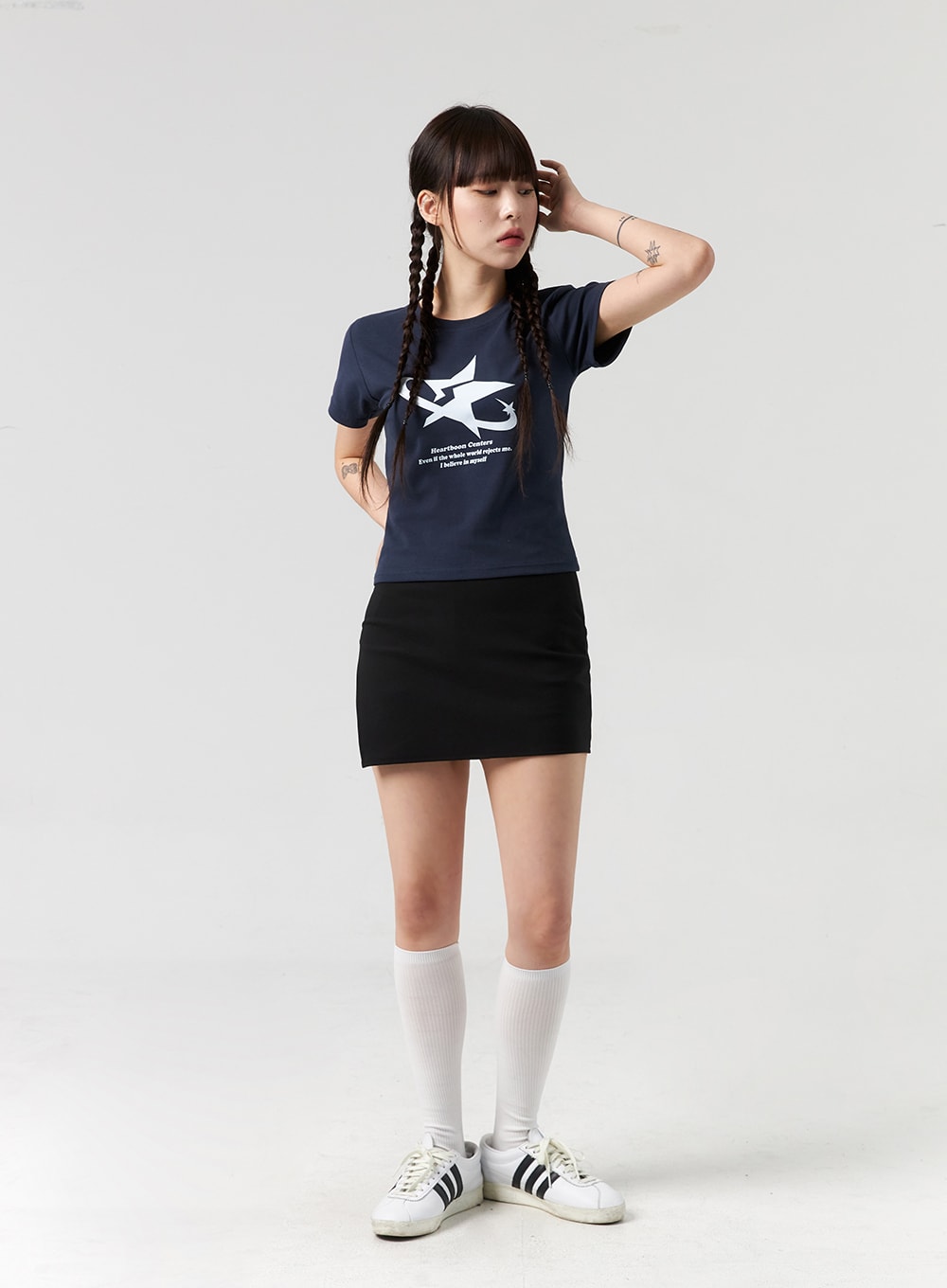 Side Slit Skort CL327