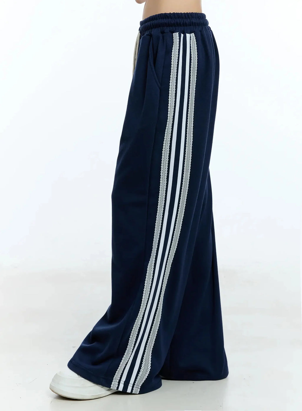 Striped Adjustable Sweatpants IU525