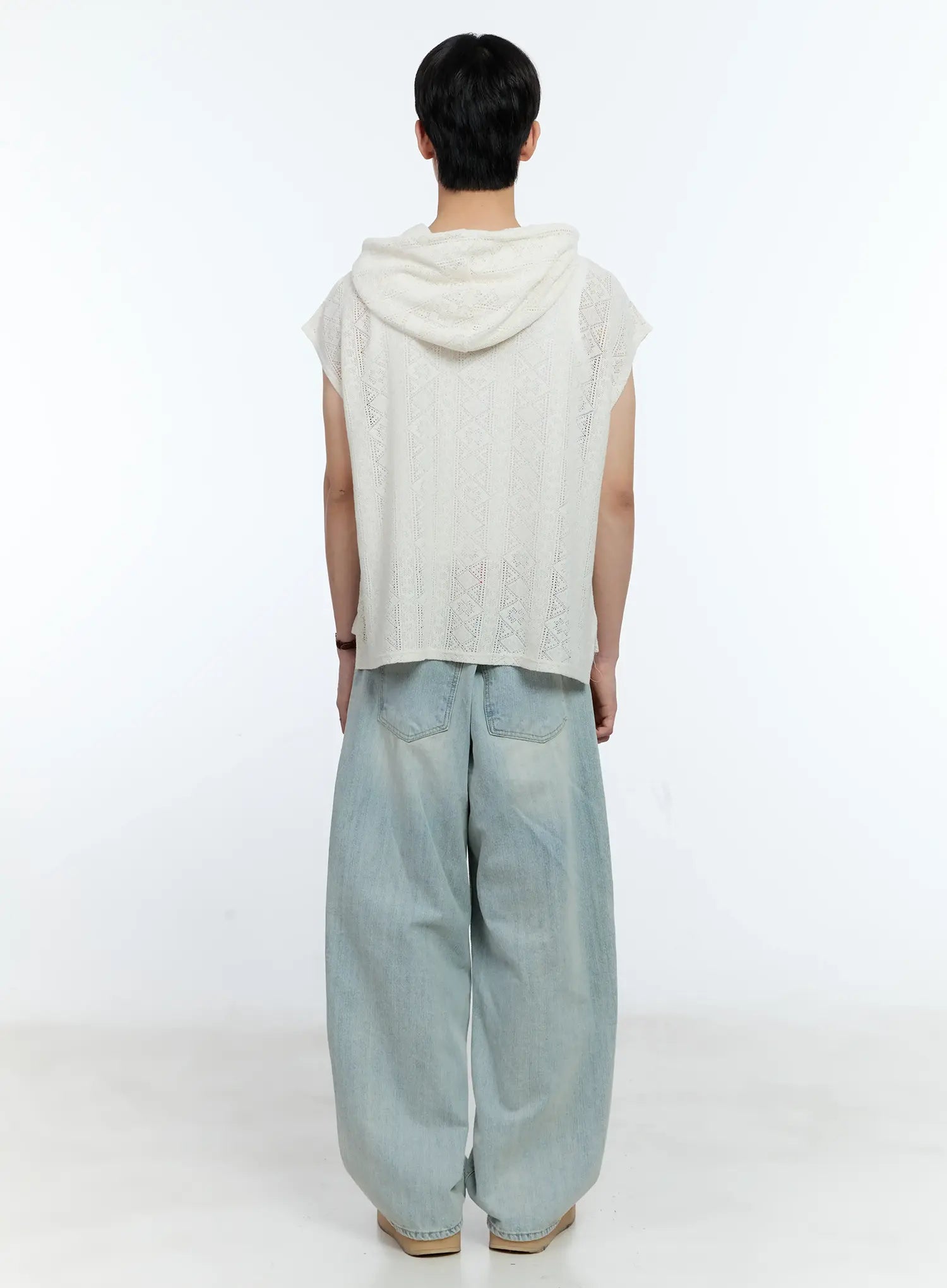 Men's Light-Wash Jeans IG501