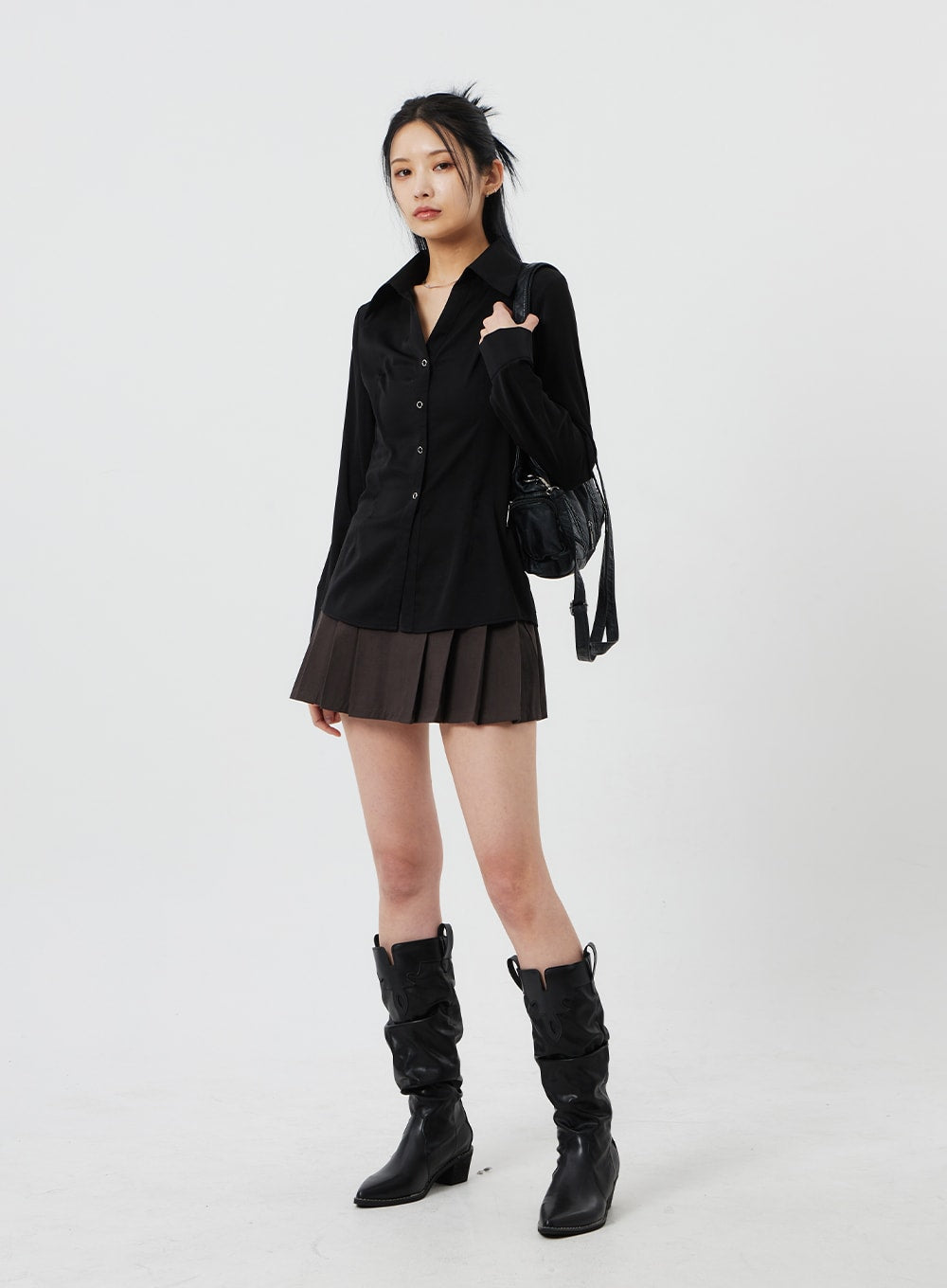 Snap Button Blouse CF321