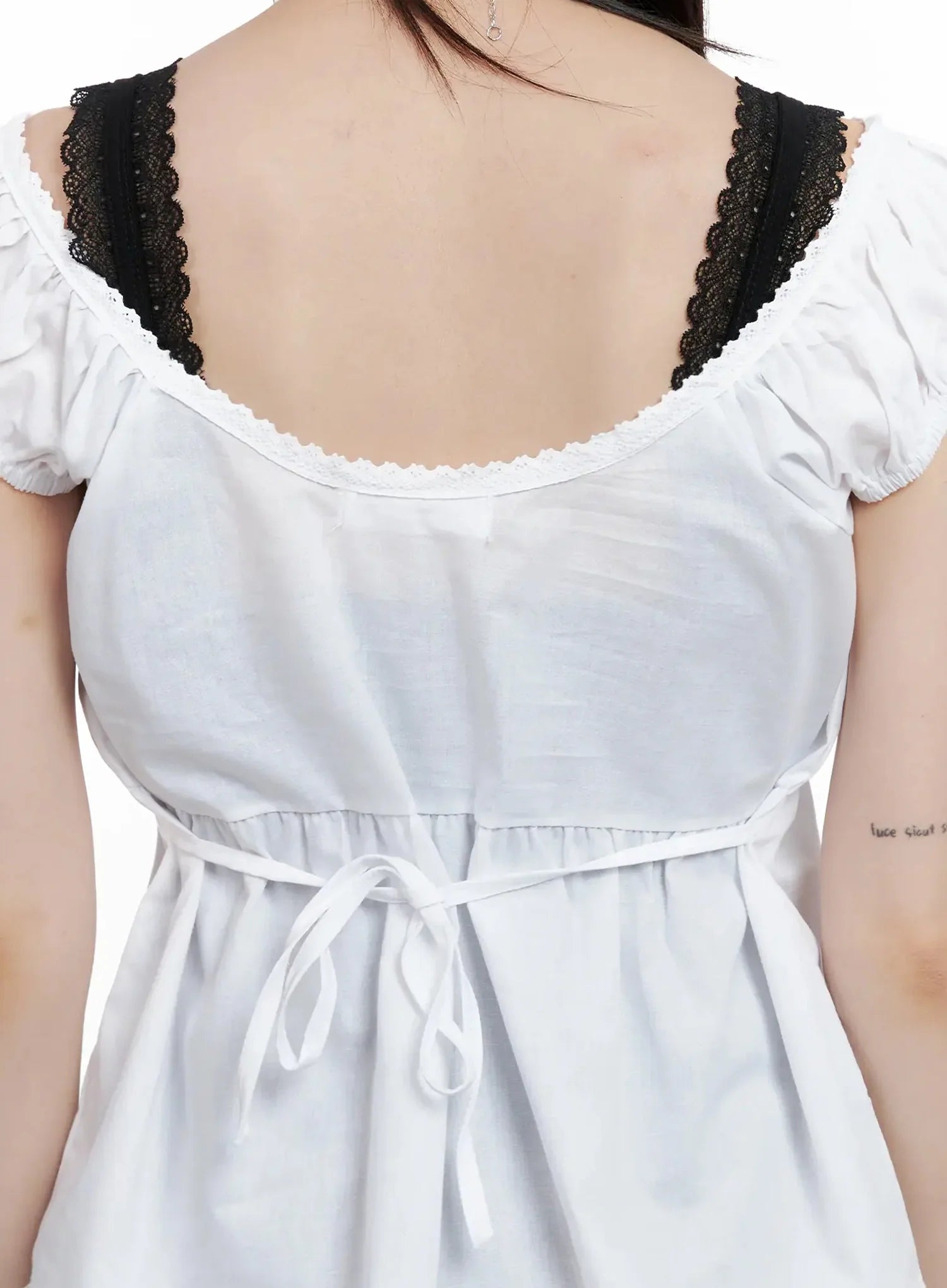 Lace Detail Blouse IL531