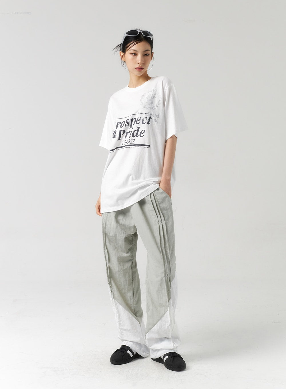 Two Color Track Pants Unisex CU320