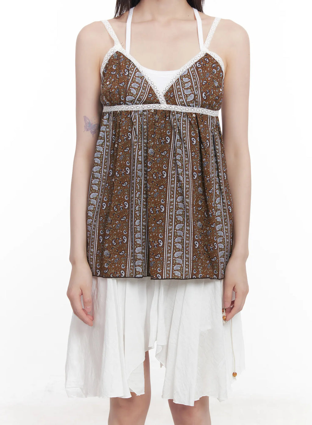 Paisley Lace Cami Top CU518