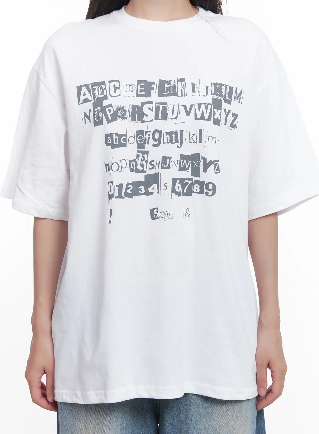 Graphic Oversized Tee CU516