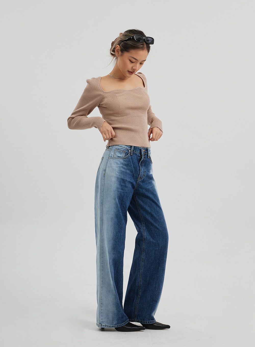 Ribbed Knit Top CF313