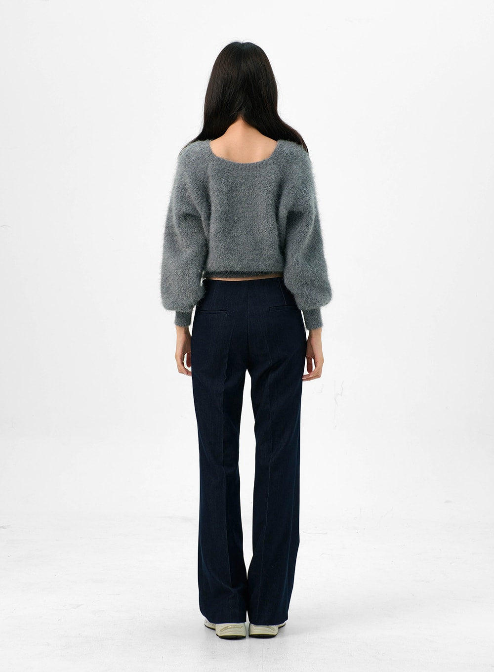 Fuzzy Off-Shoulder Sweater OG327