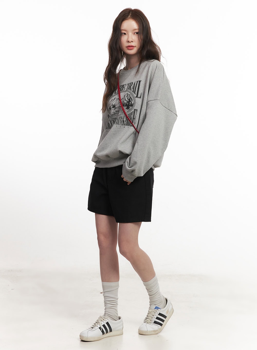 Nature Graphic Oversize Sweatshirt CA501