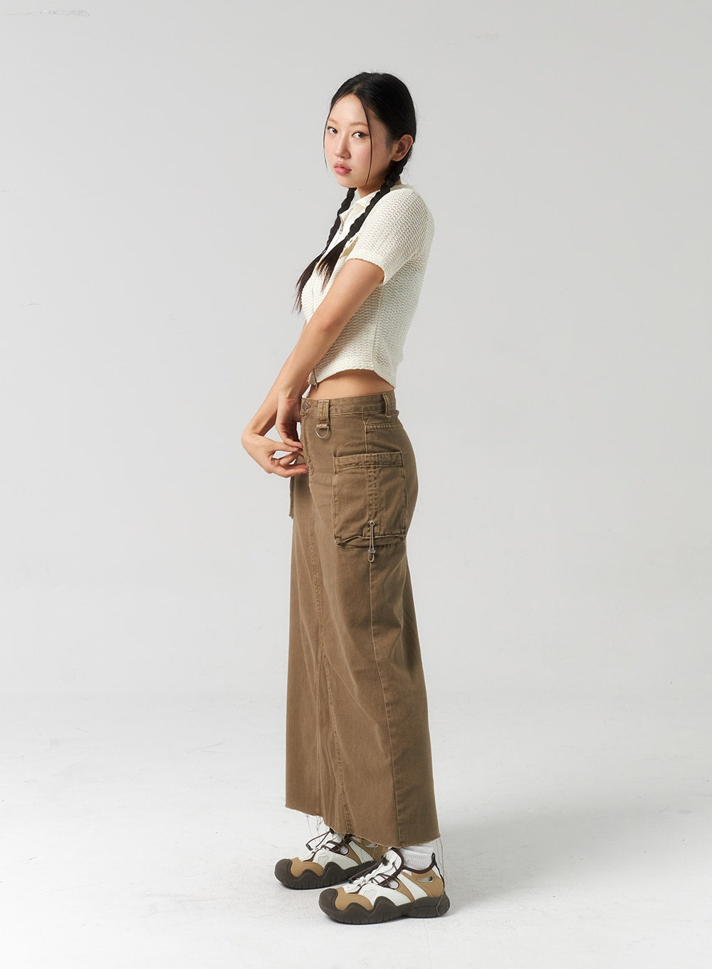 Mesh Zip-Up Top CU323