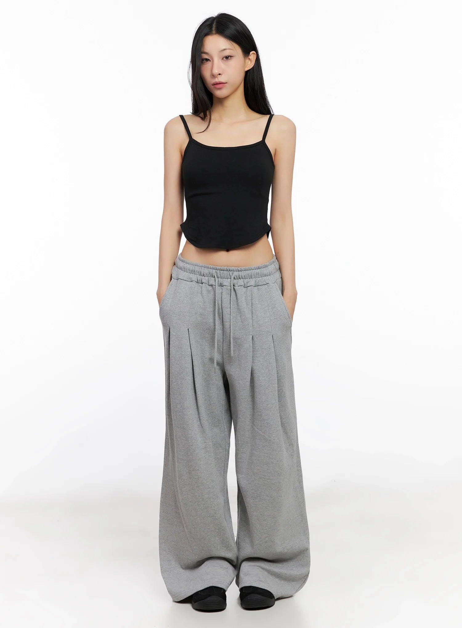 Relaxed-Fit Pintuck Sweatpants IG508