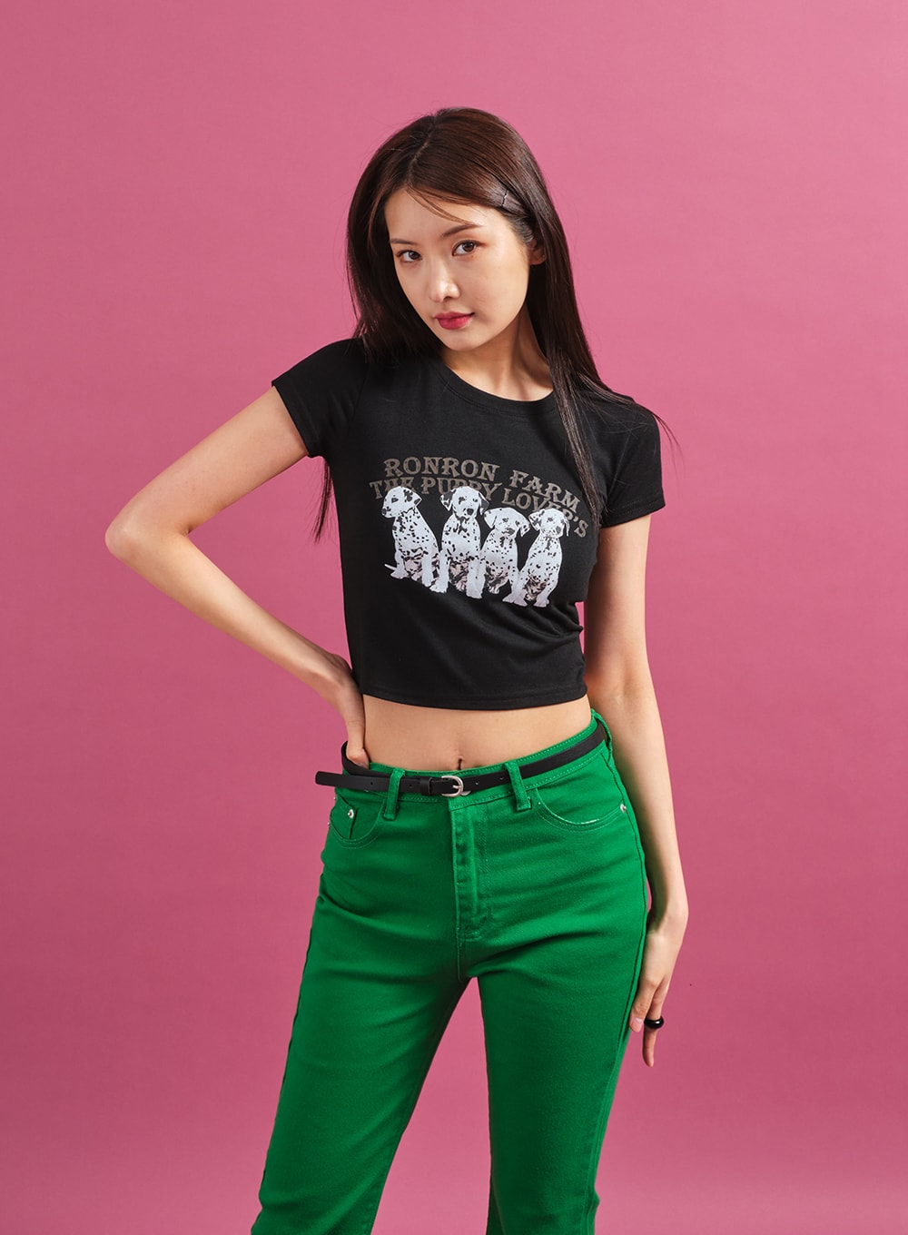 Dalmation Crop T-Shirt CY17