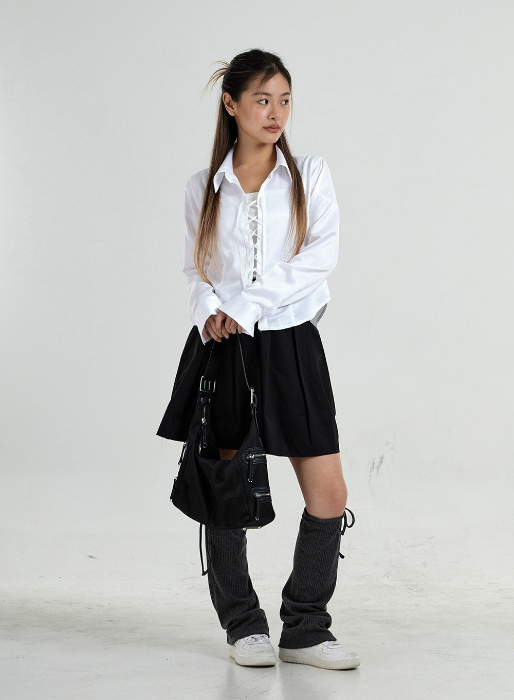 Cross String Blouse CO25