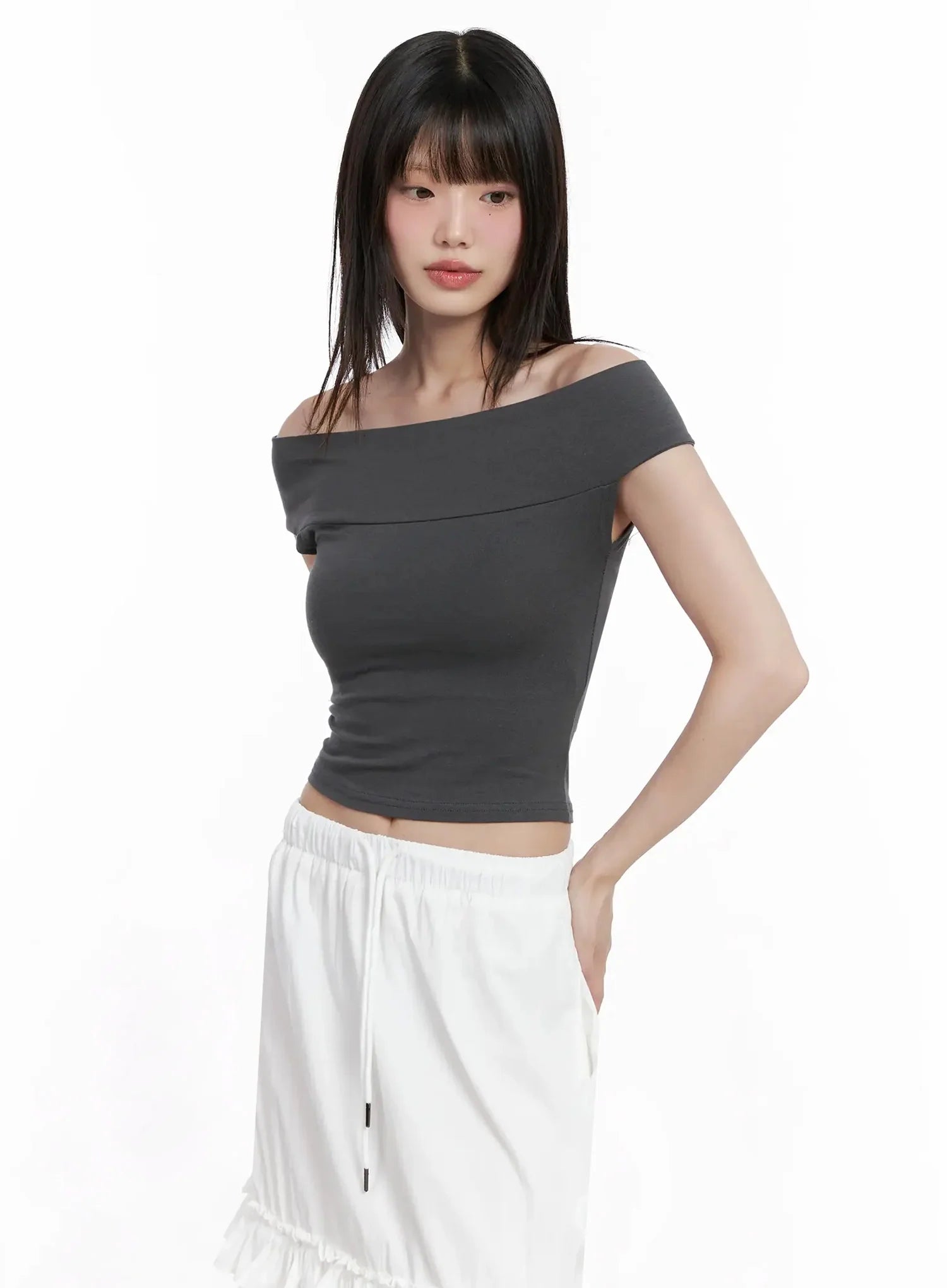 Basic Off-Shoulder Top IL528