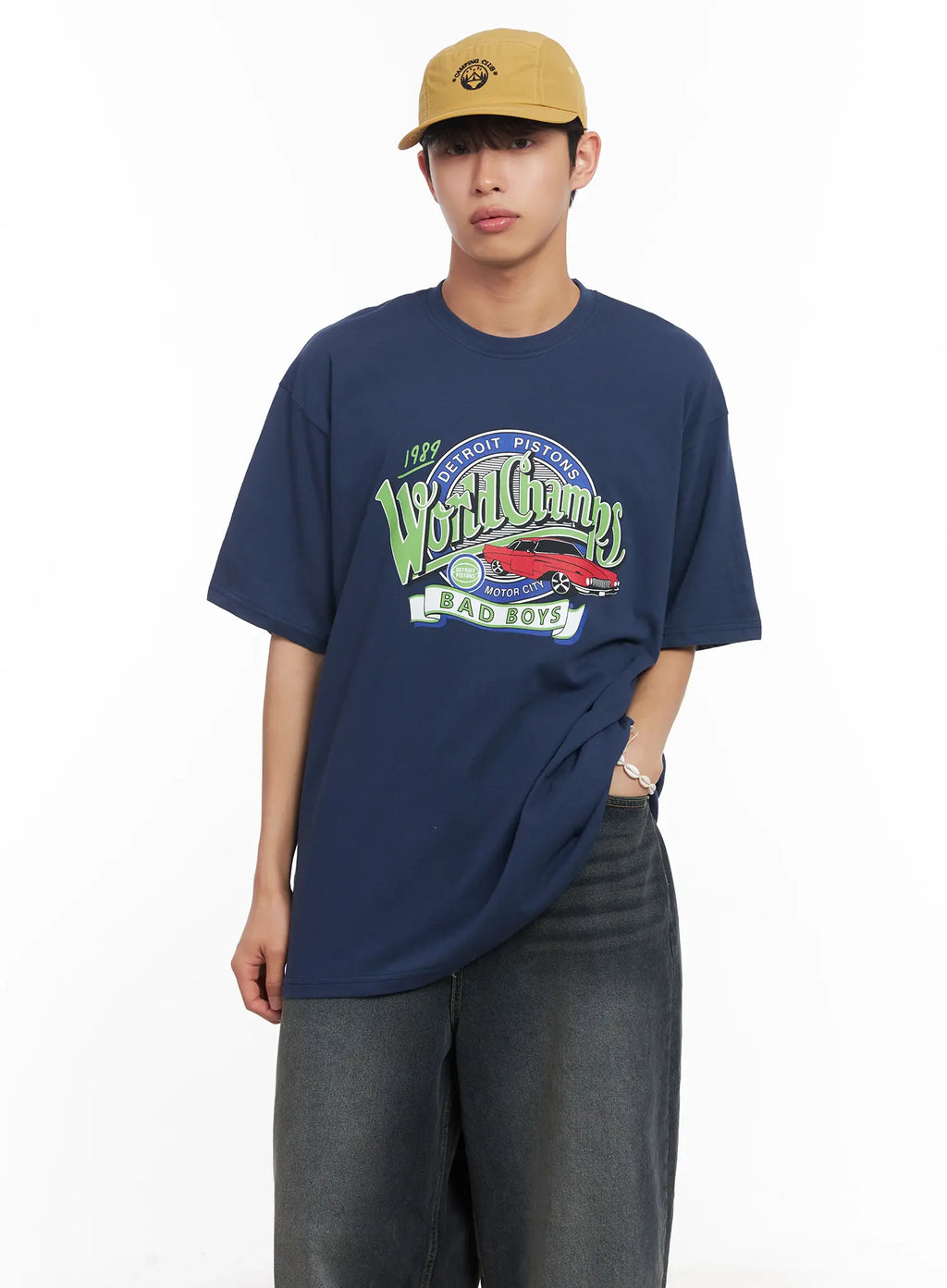 Men's Oversized Graphic Tee IU519