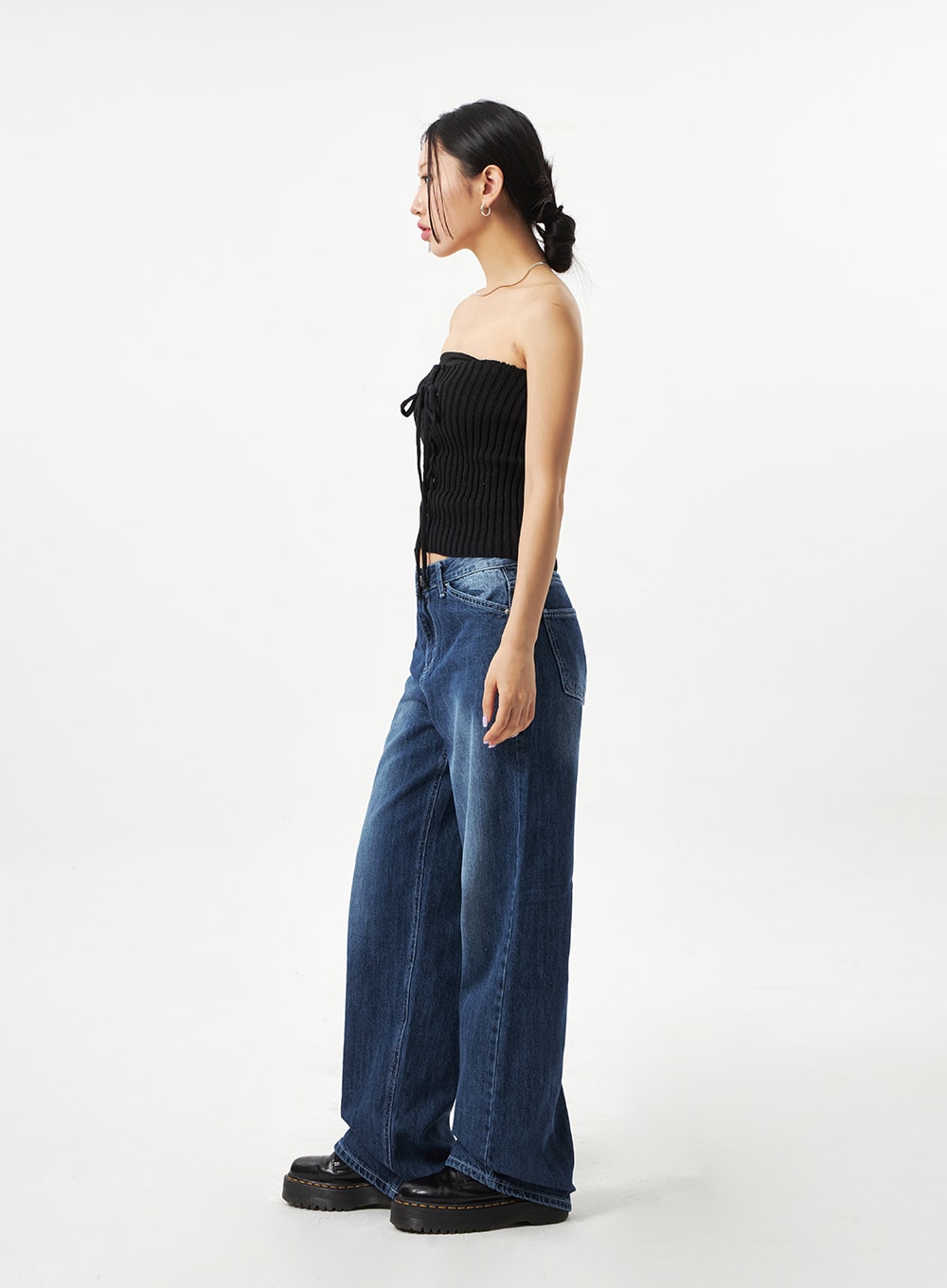 Dark Blue Baggy Pants CA321