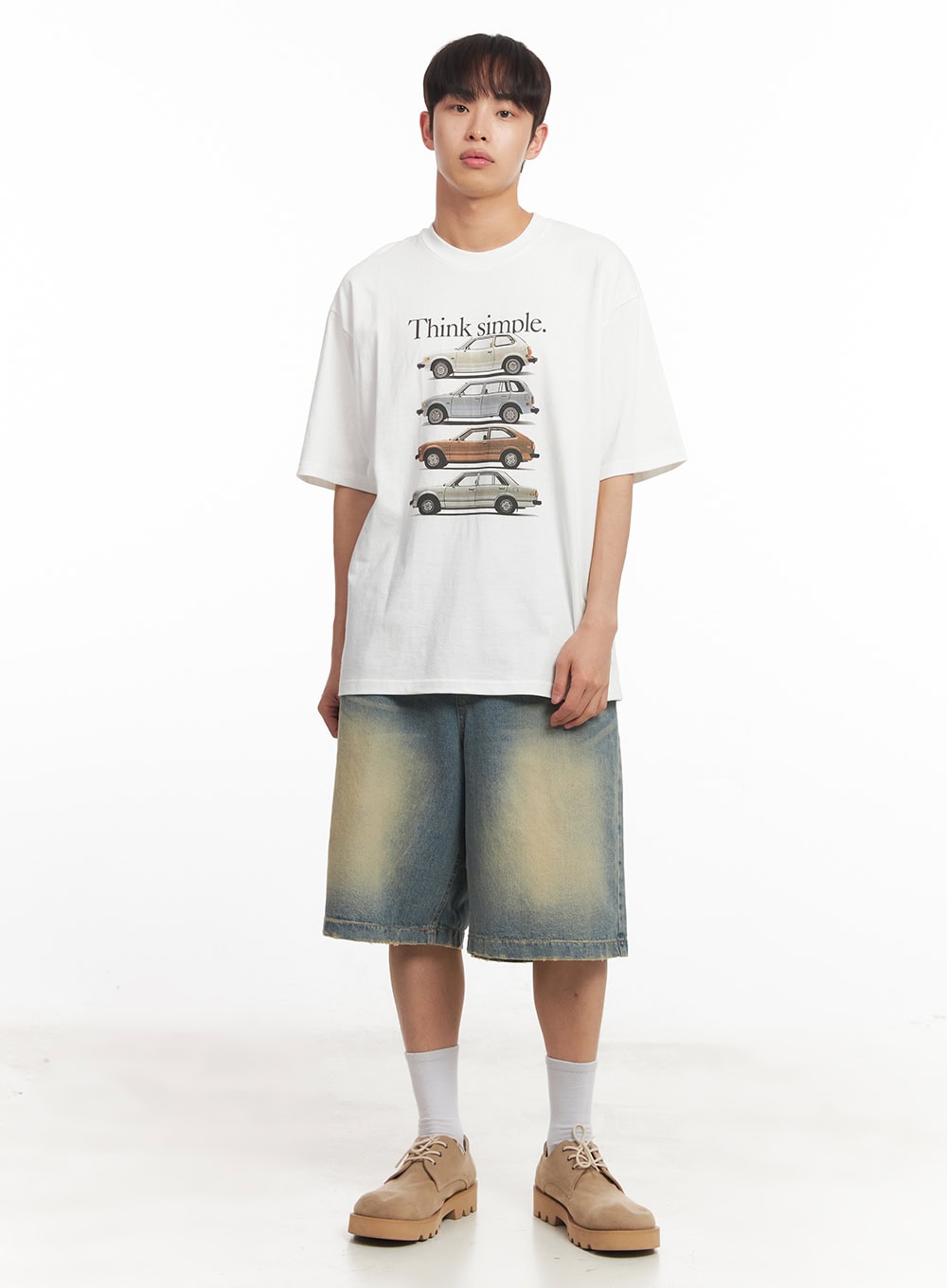 Men's Car Graphic T-Shirt IA518