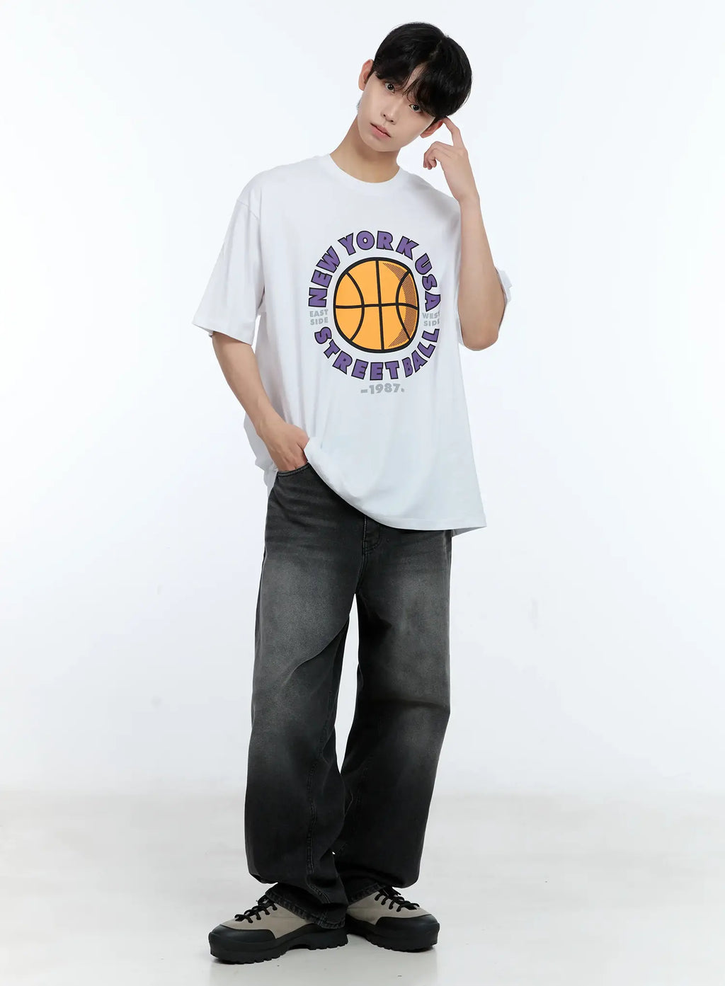 Men's Basketball Graphic T-Shirt IL529