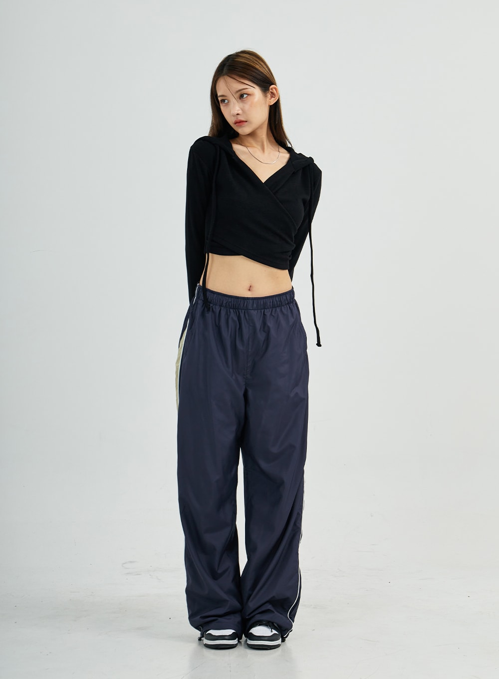 Wrap Crop Hoodie CS27