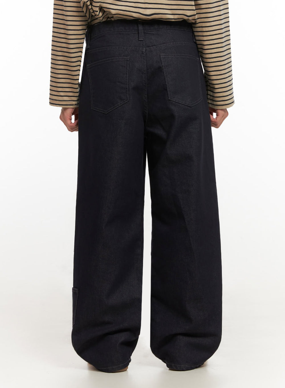 Men's Pocket Detail Denim Pants IF517