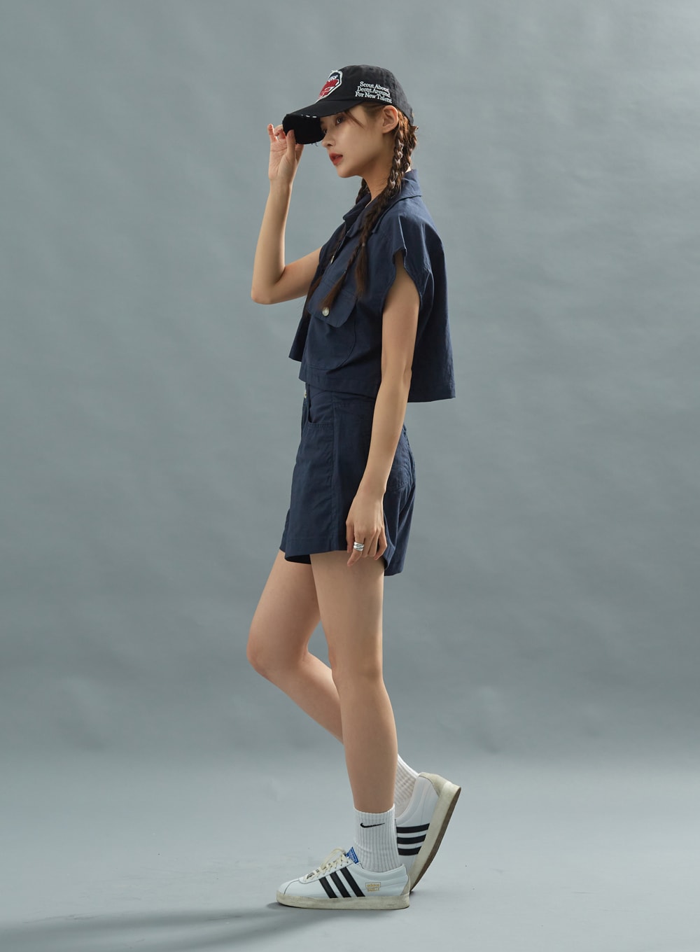 Linen Crop Shirt CU22