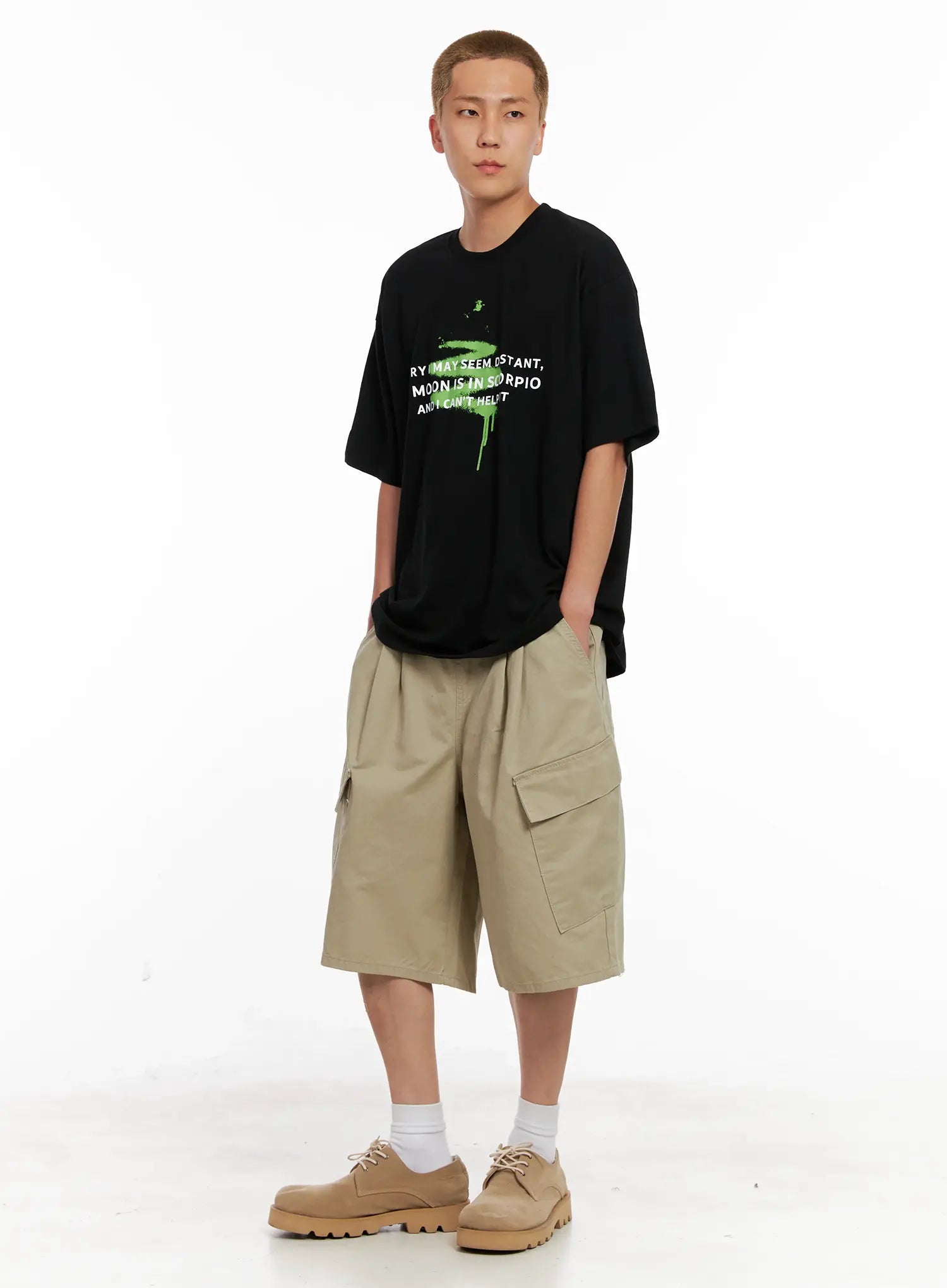 Men's Graphic Oversized Tee IL521