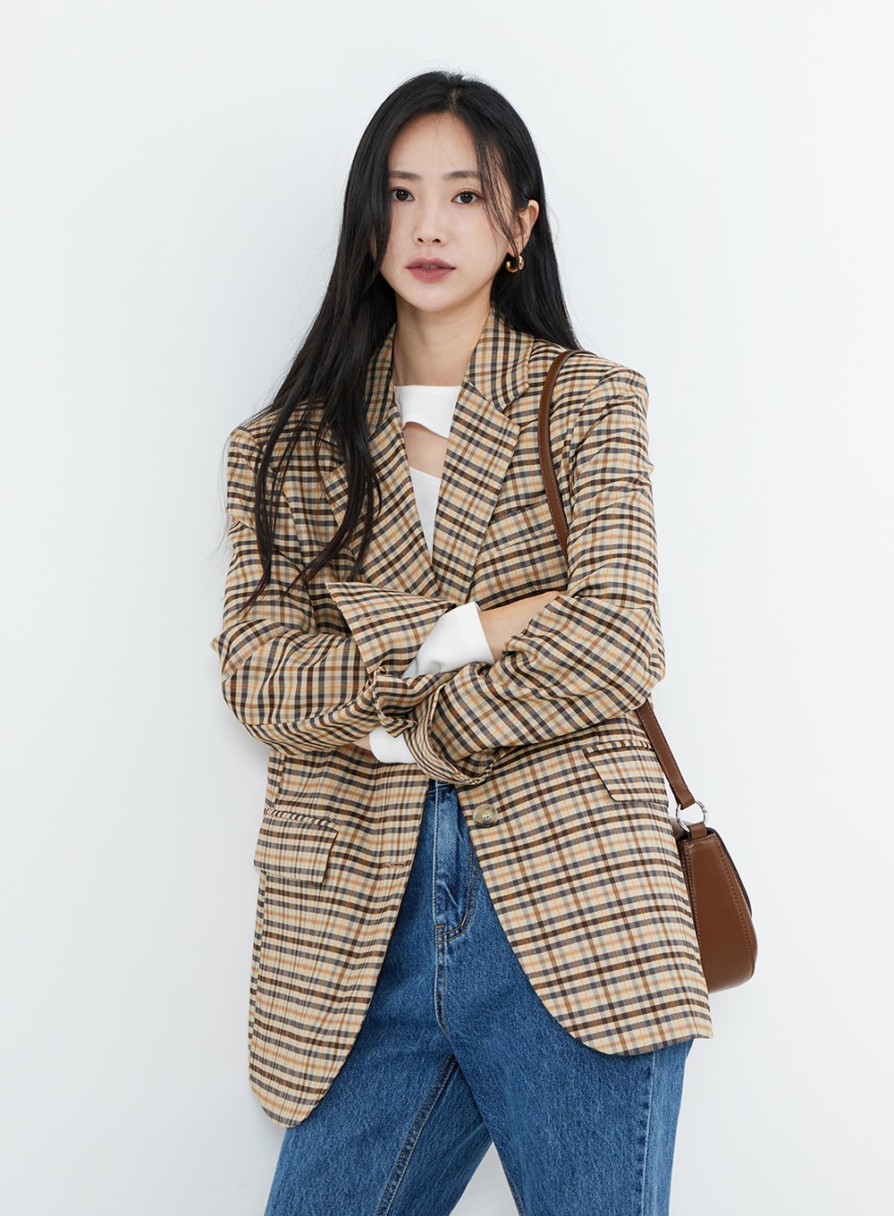 Bold Ring Simple Earring OS16